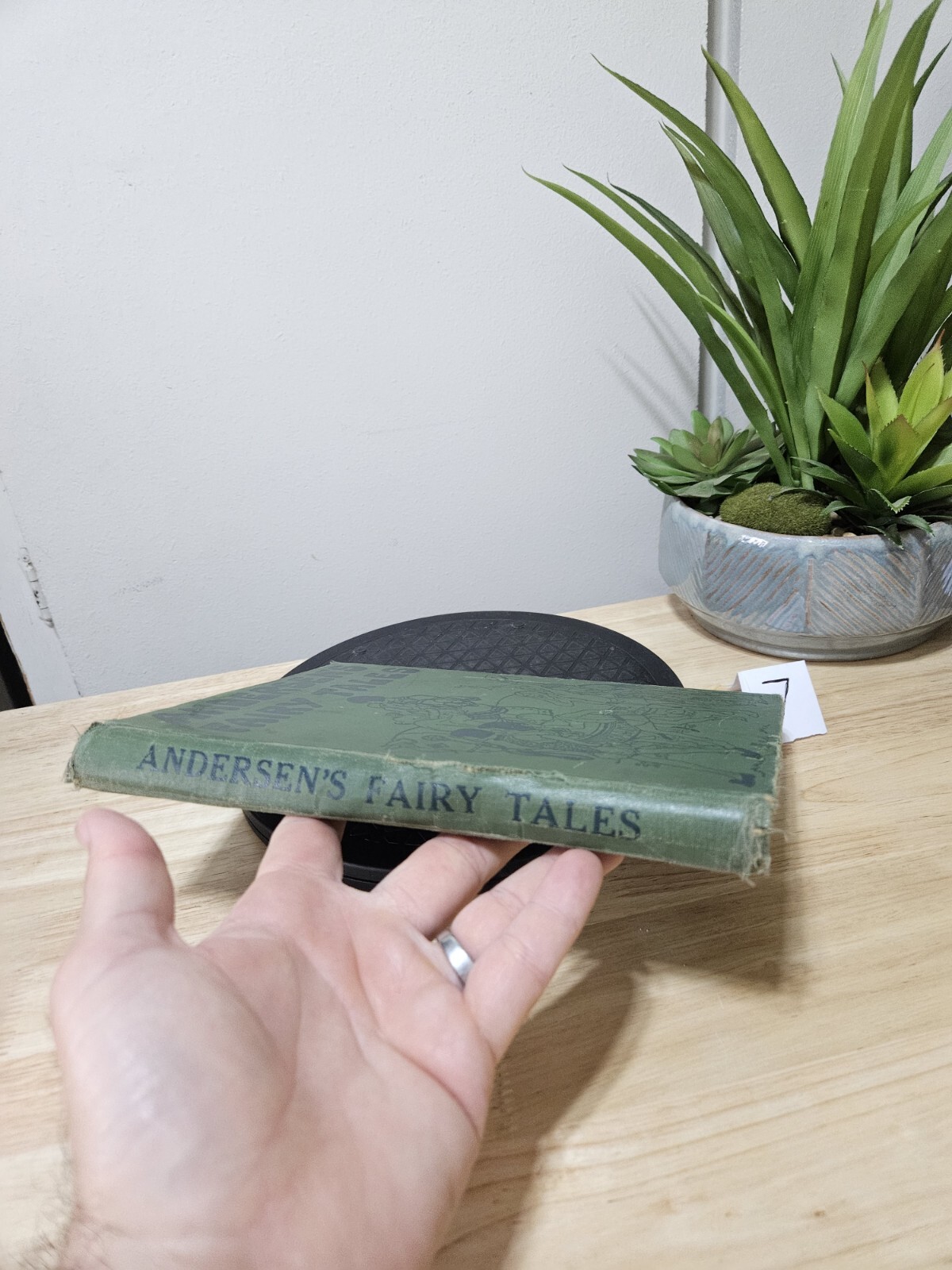 Anderson’s Fairy Tales 1929 Hardcover Book WITH MARKS AS SEEN FLAW BIND
