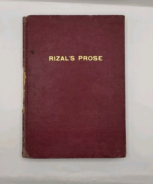 1962 Philippines Dr Jose Rizal Prose Volume III Book Two.Vintage.Hardbound.Used.