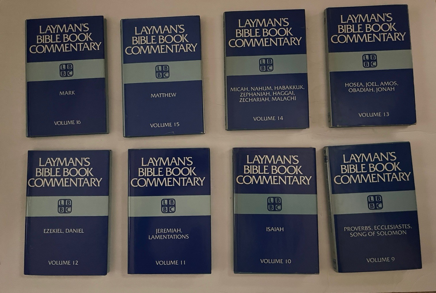 Layman’s Bible Book Commentary Complete 24 volume hardcover set 1978