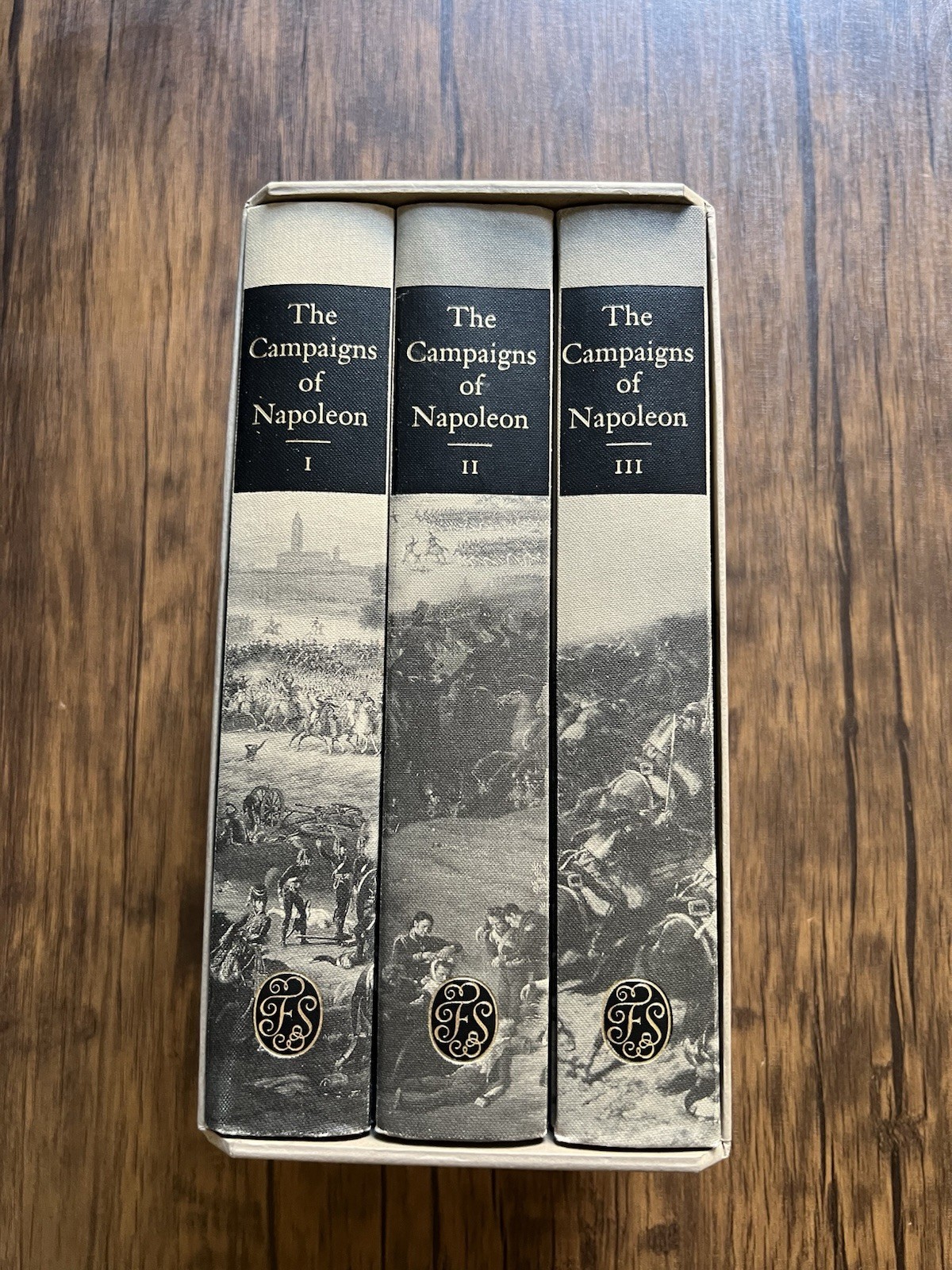 The Campaigns of Napoleon (3v) – David Chandler – Folio Society – History 1st Ed