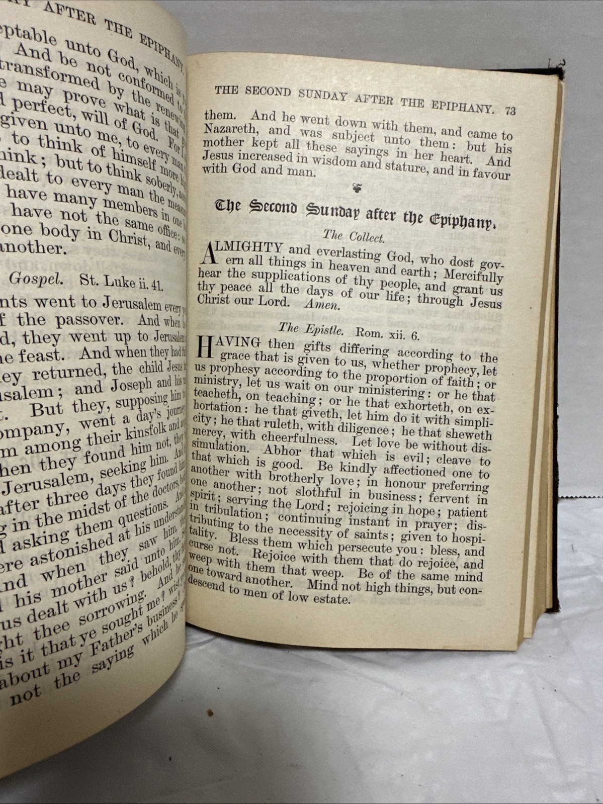 THE BOOK OF COMMON PRAYER by Protestant Episcopal Church – 1896