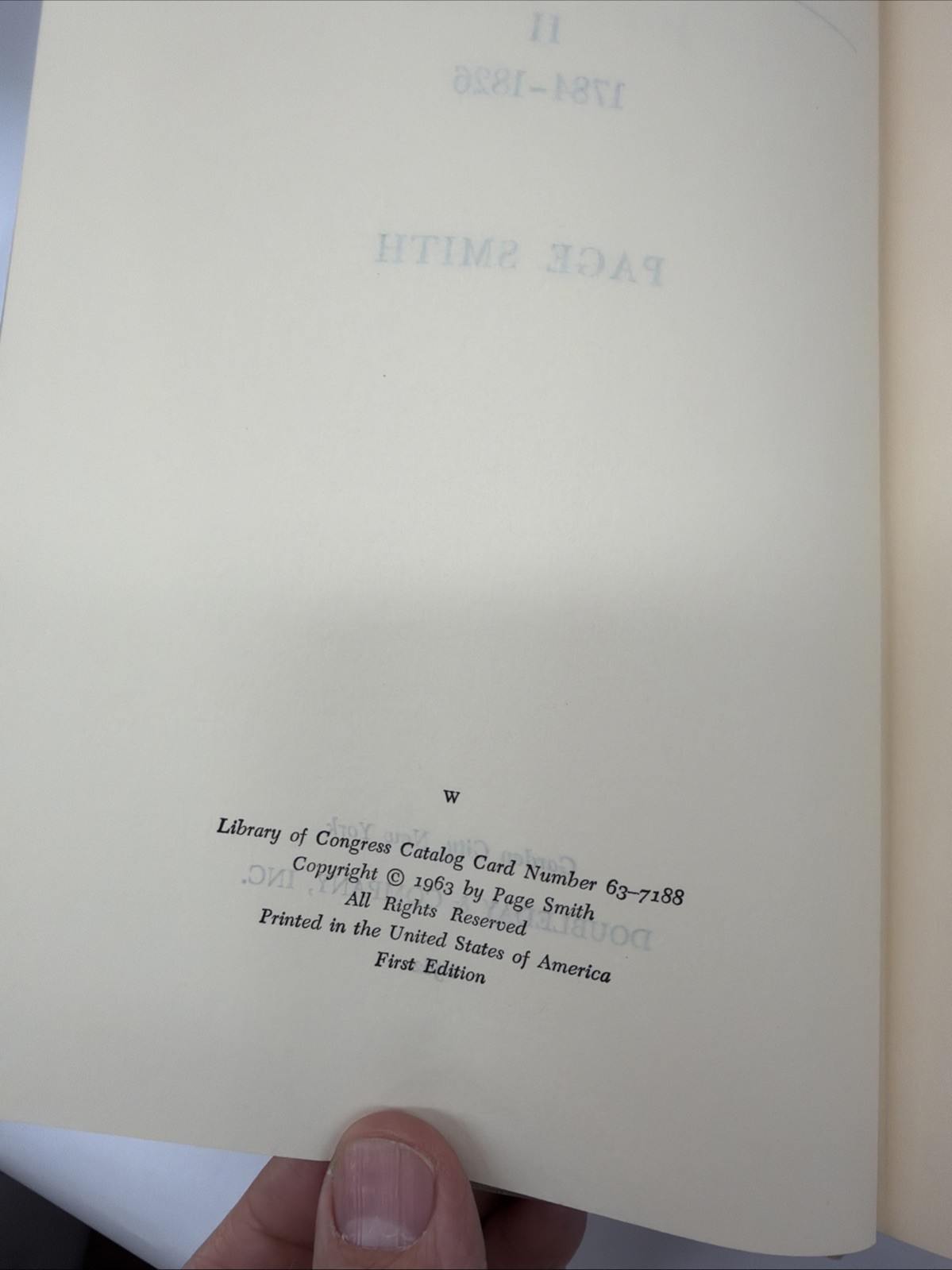 John Adams Boxed Set by Page Smith First Edition Hardcover Dust Jacket 2 Books