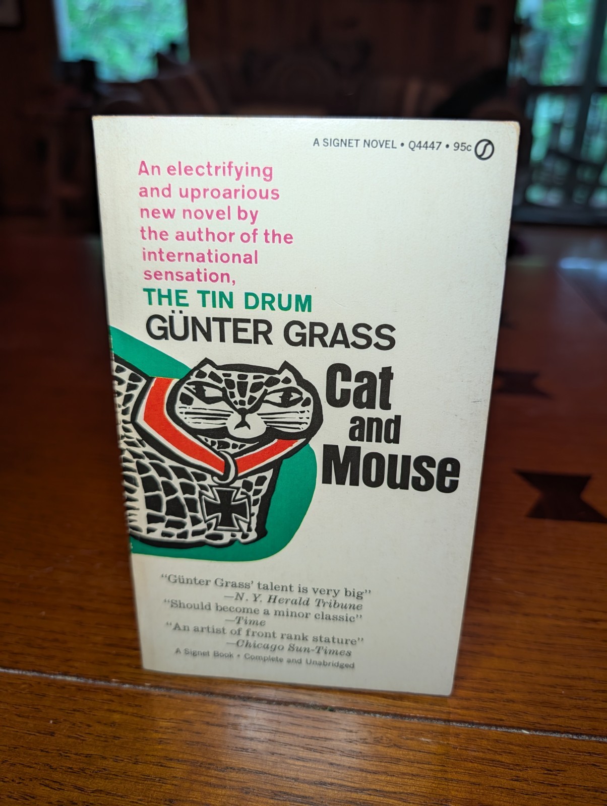 Gunter Grass Cat and Mouse 1964 Signet Q4447 First Printing Vintage Paperback