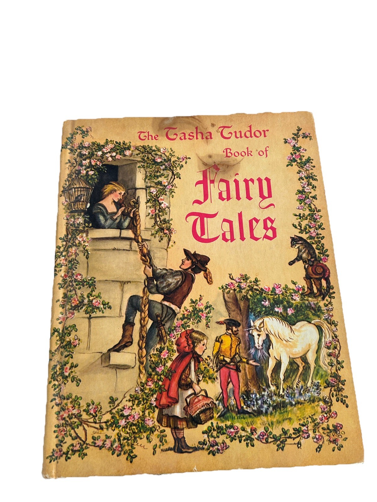 VINTAGE The TASHA TUDOR BOOK OF FAIRY TALES 1969 Edition – Acceptable