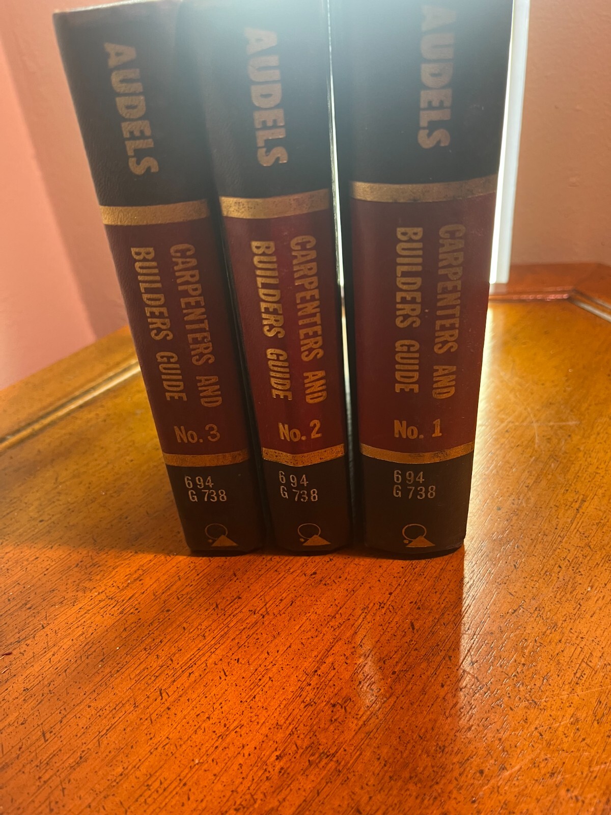 Vintage rare find- Audels carpenters and builders guide Volumes 1-2-3, 1965