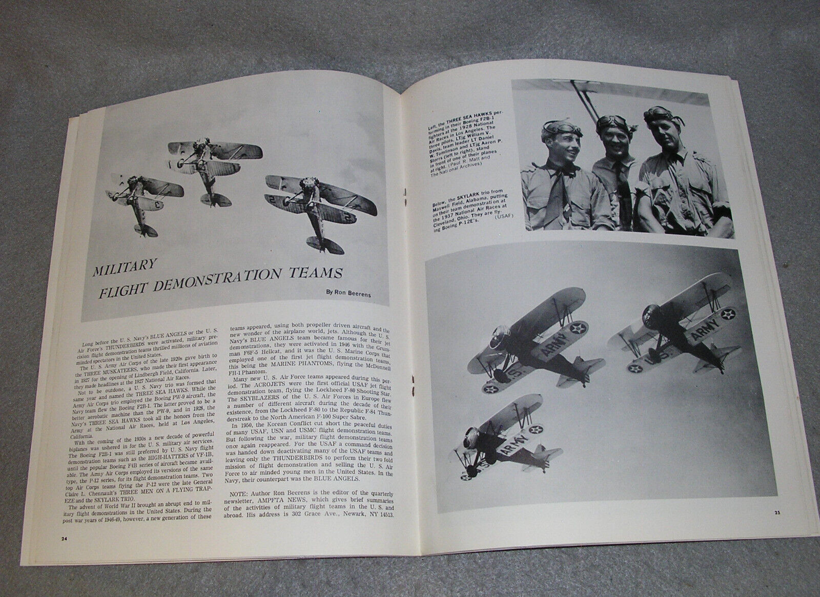 Aviation Magazine Book Aero Album Military Aircraft Jet Planes Grumman WWII 1971