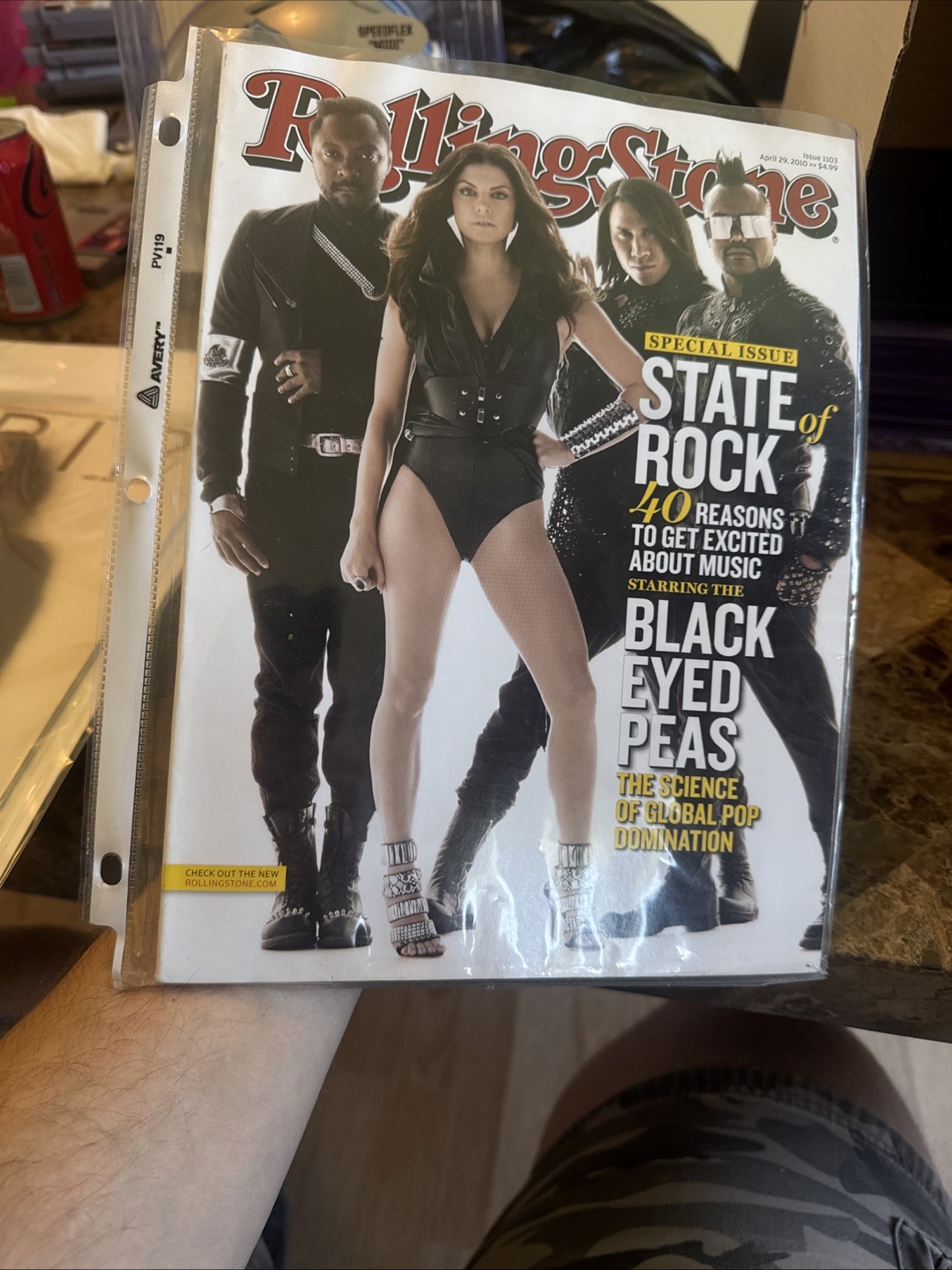 Rolling Stone Magazine 1103 April 2010 Black Eyed Peas Cover No Label RARE