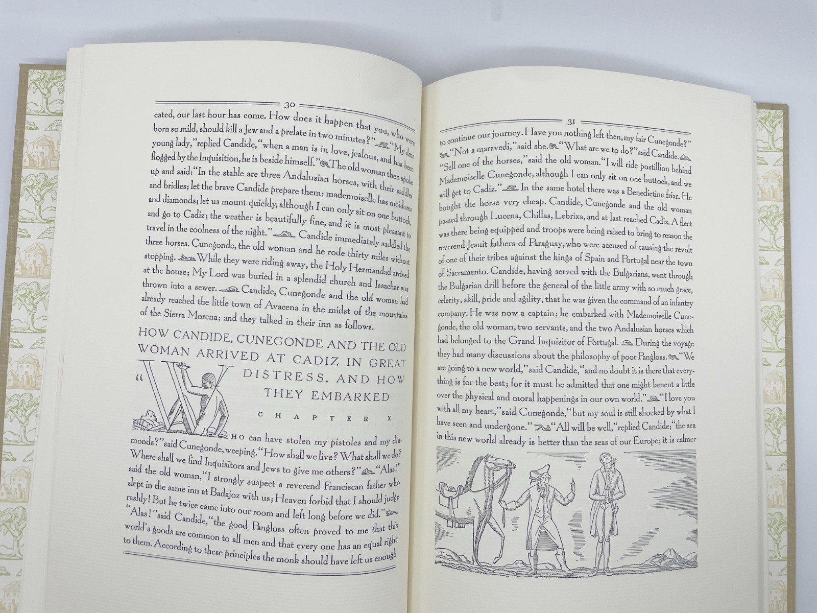Vintage 1975 Edition Candide Voltaire Random House Hardcover Slipcase Reprint