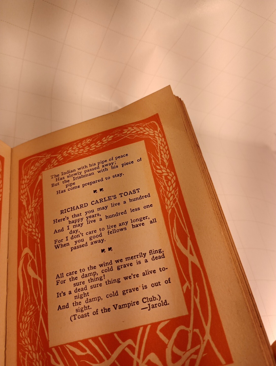 TOASTS-Compiled by Margaret Waters – 1909 – Barse And Hopkins New York
