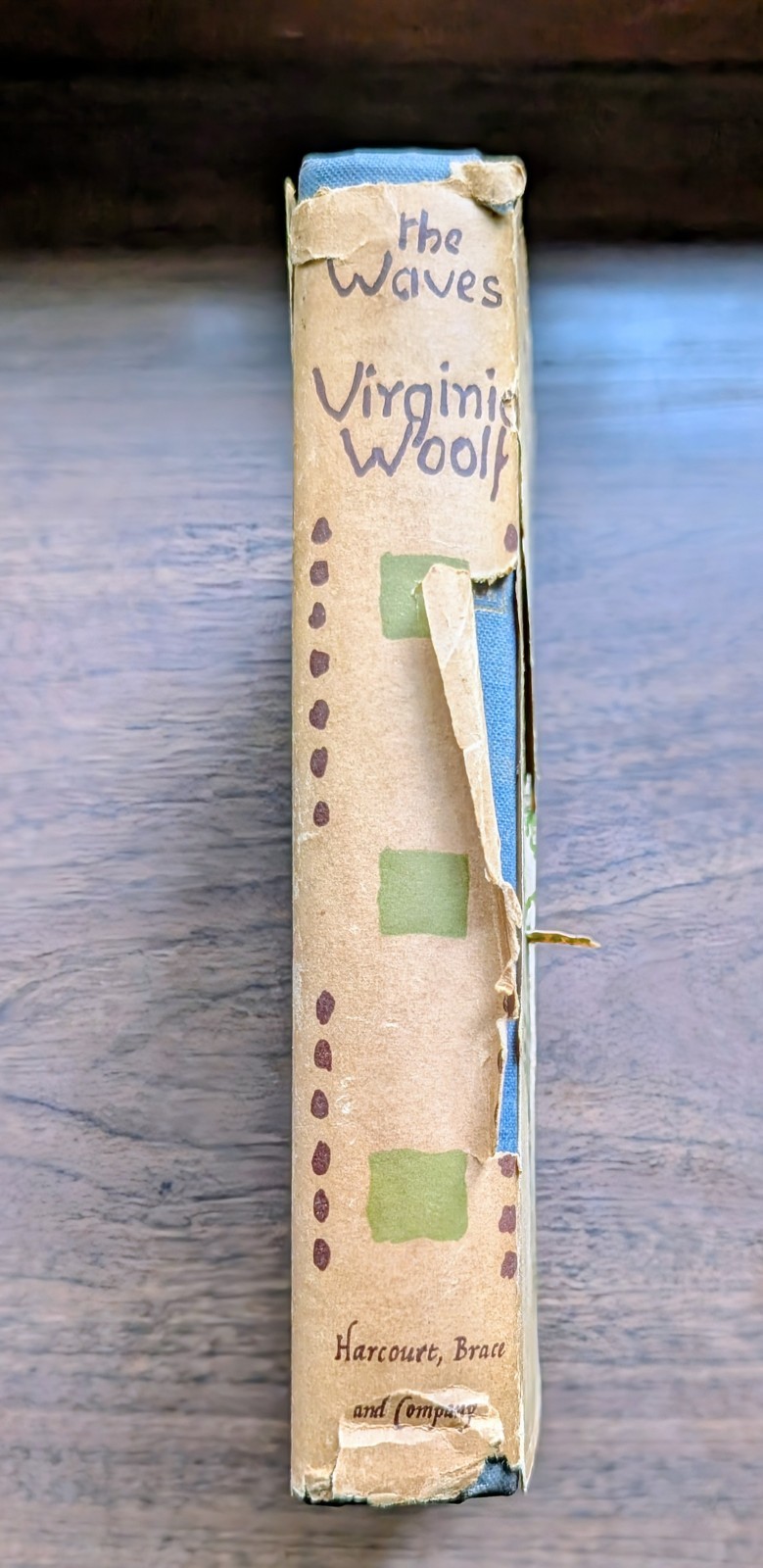 Virginia Woolf 1st US Ed 1931 With Worn Dust Cover