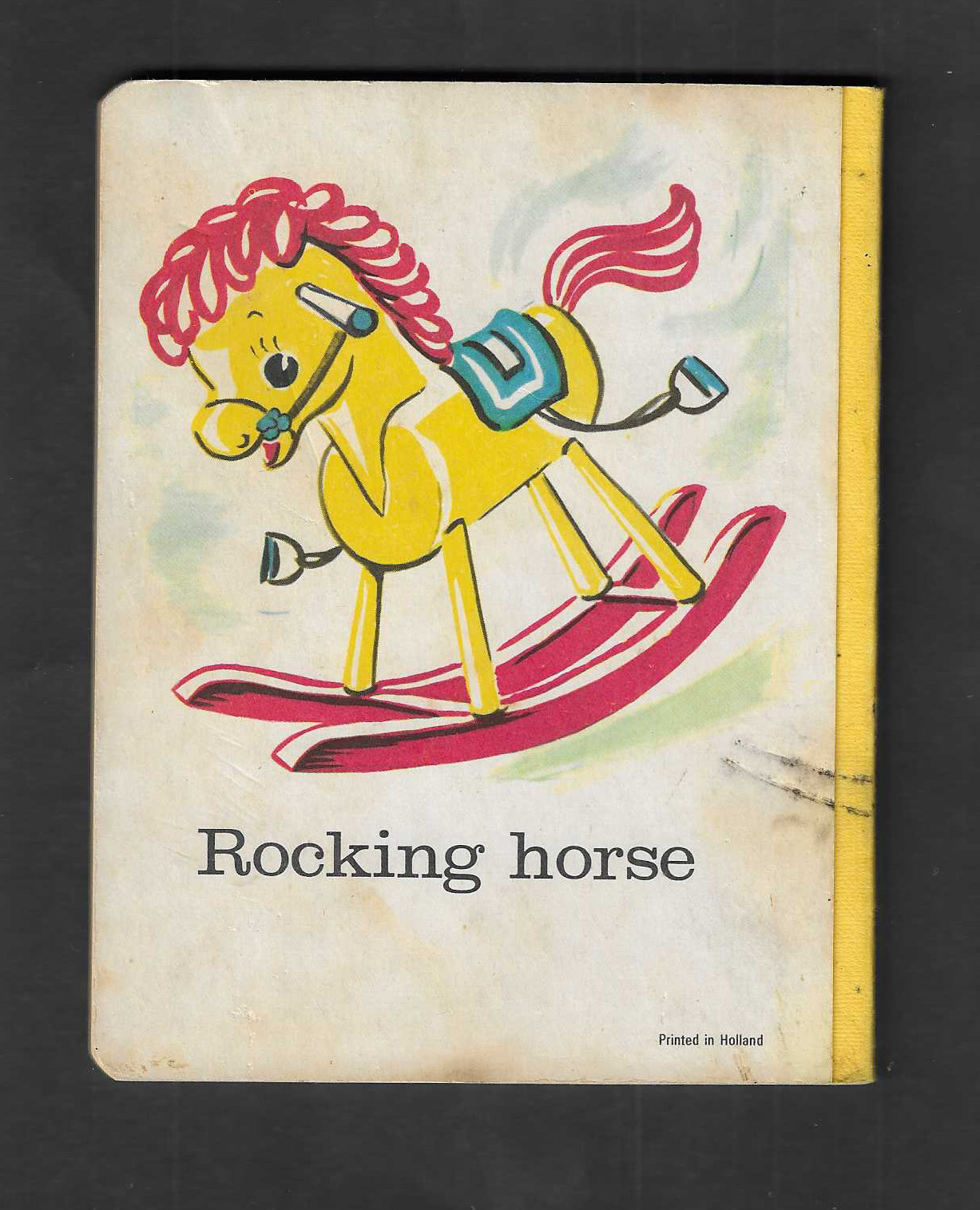 vintate rare At My House by A TINY TODDLE ELF BOOK RAND Board Children 1950s