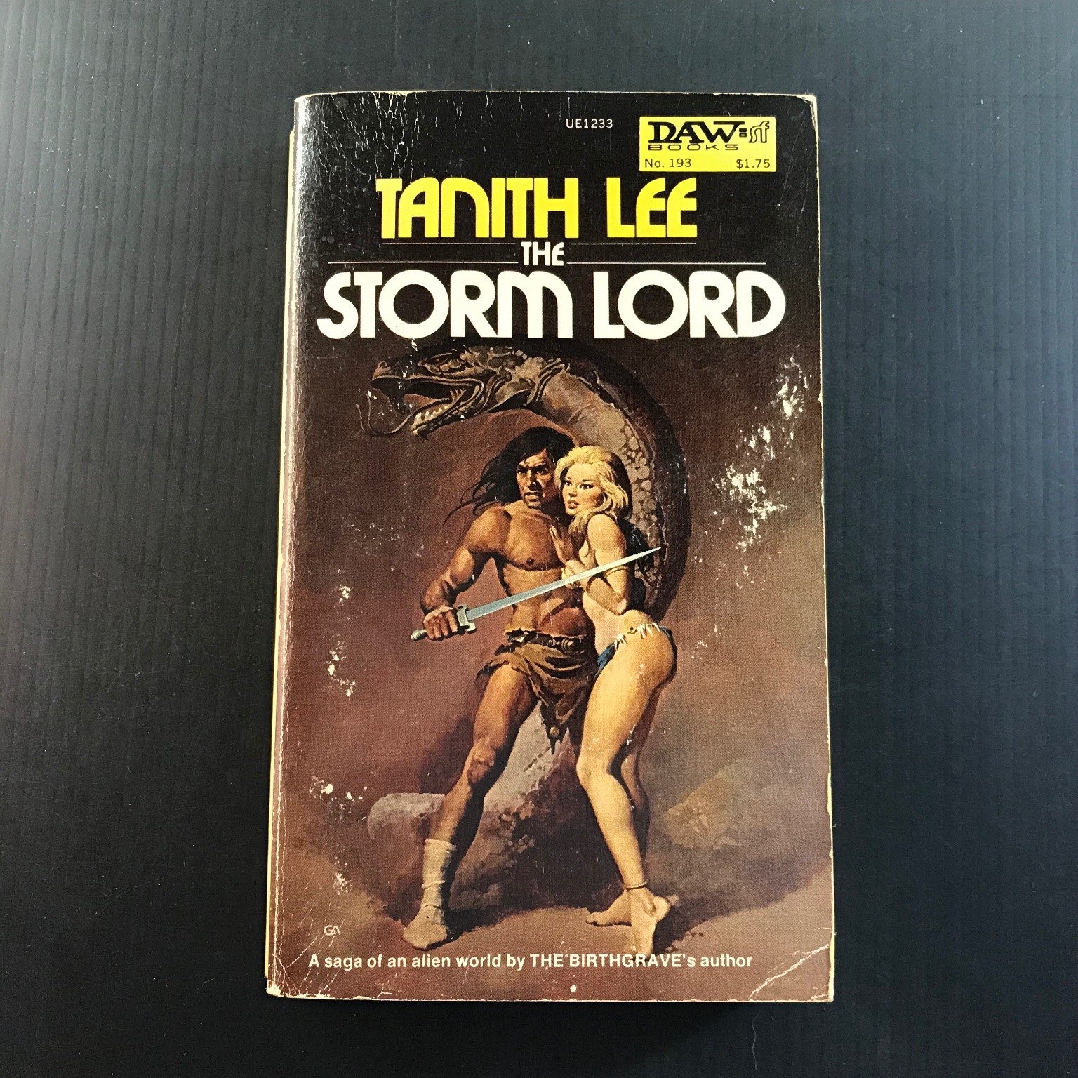 The Storm Lord Tanith Lee 1976 First Printing DAW Books Science Fantasy