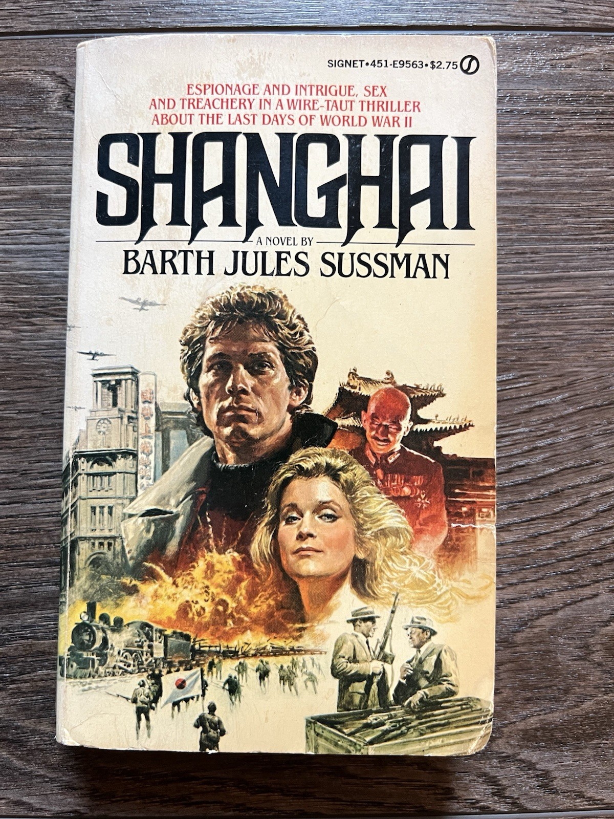 Shanghai by A Novel By Barth Jules Sussman PB First Edition Good 1981 Vintage