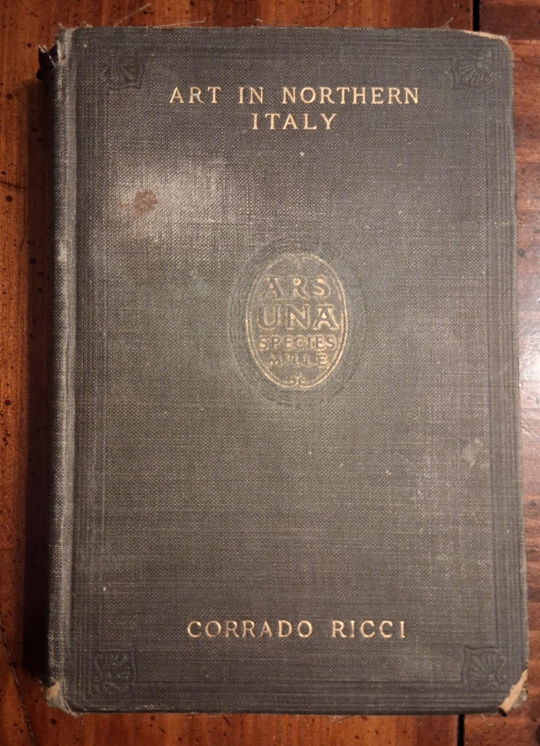 Art in Northern Italy by Corrado Ricci (1911 Hardcover)