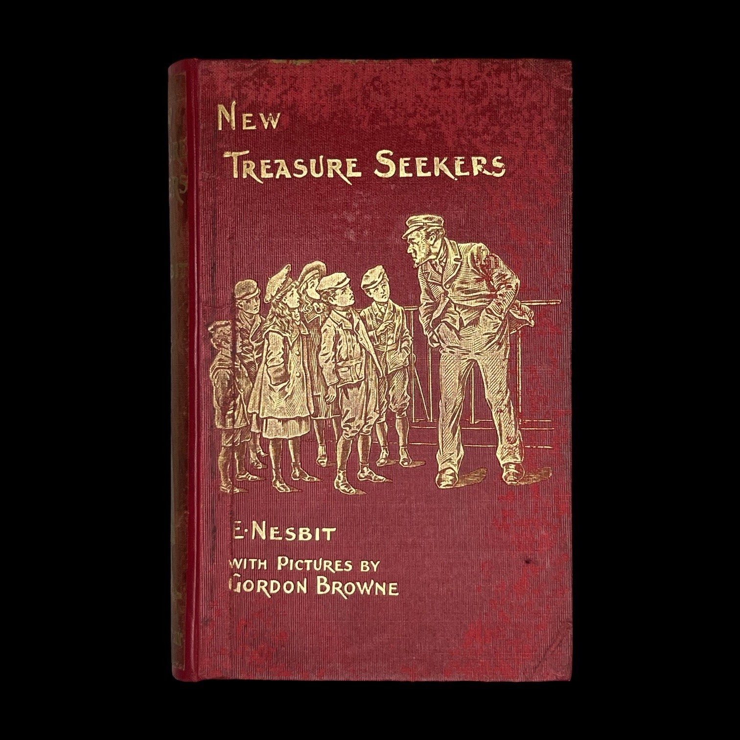 Book Illustrated Edith Nesbit New Treasure Seekers – 1907 – RARE EARLY EDITION