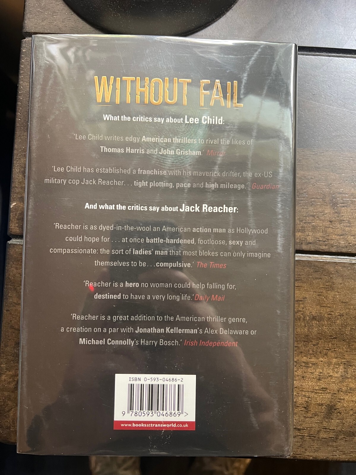 Lee Child „Without Fail“ UK First Edition Signed