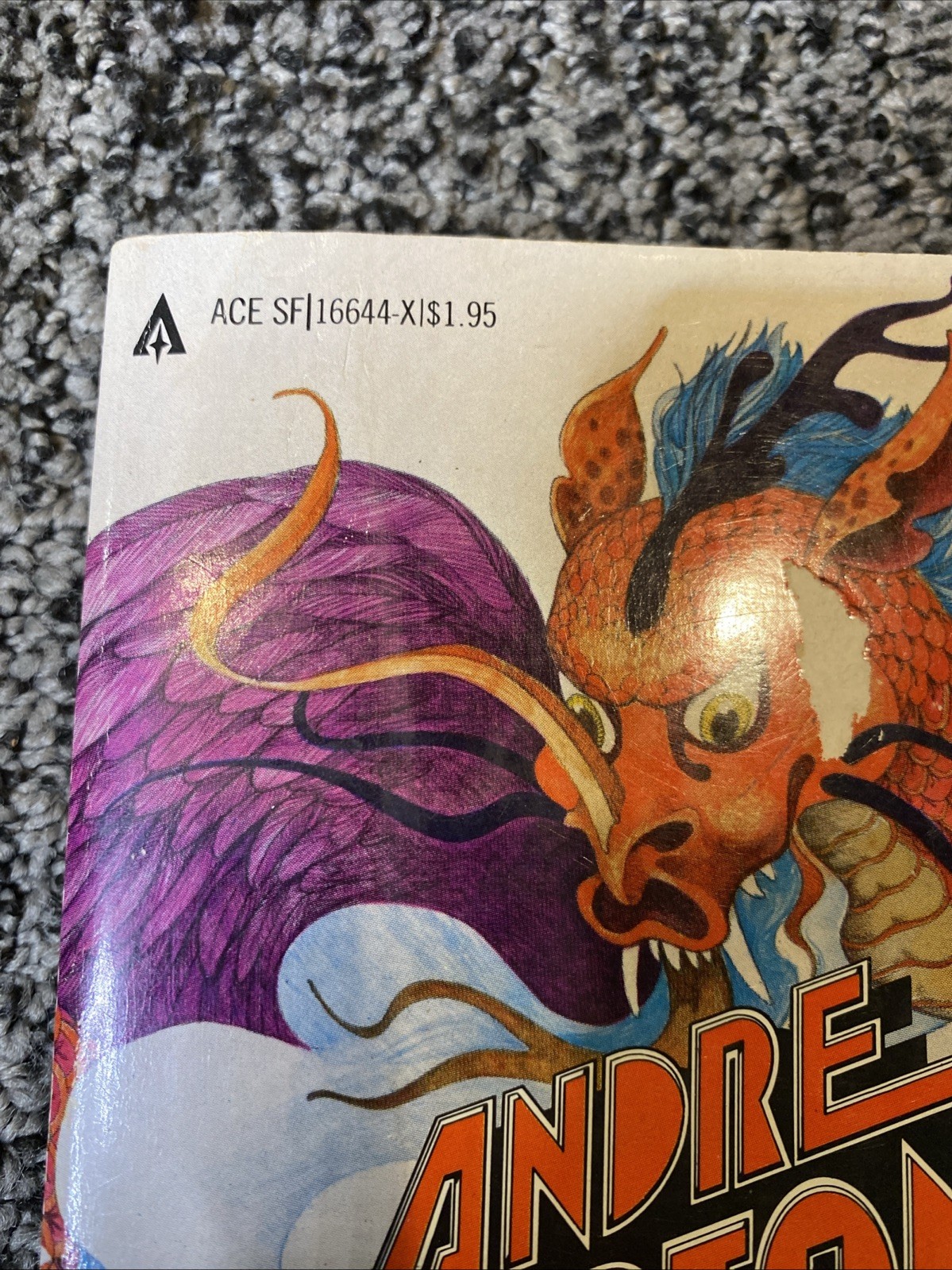 LOT of 4 Vintage ACE PB Books by ANDRE NORTON Catseye, Dragon Magic, Warlock …
