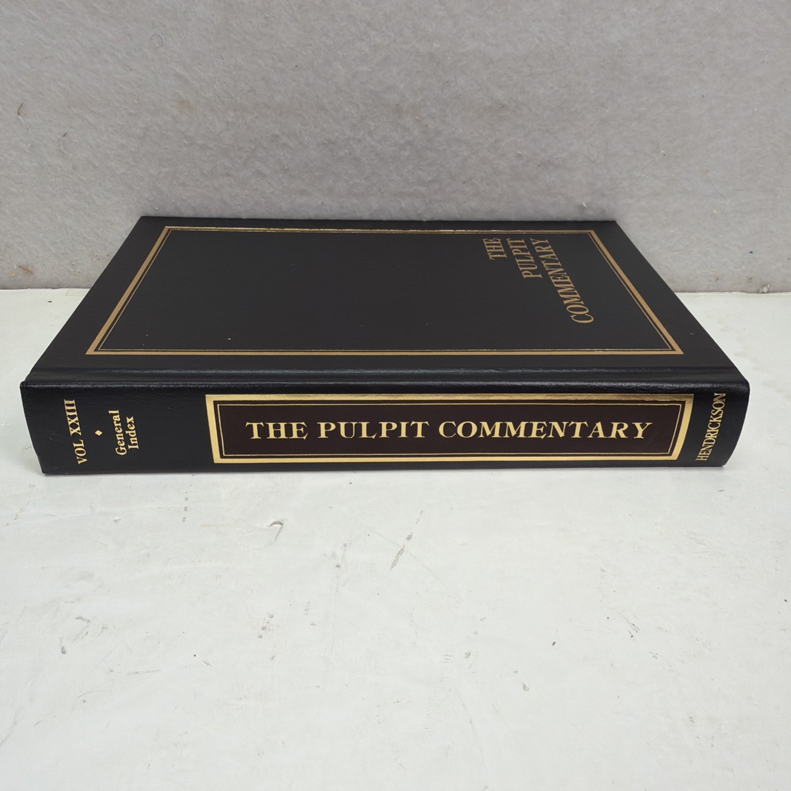 THE PULPIT COMMENTARY Volume 23 General Index.
