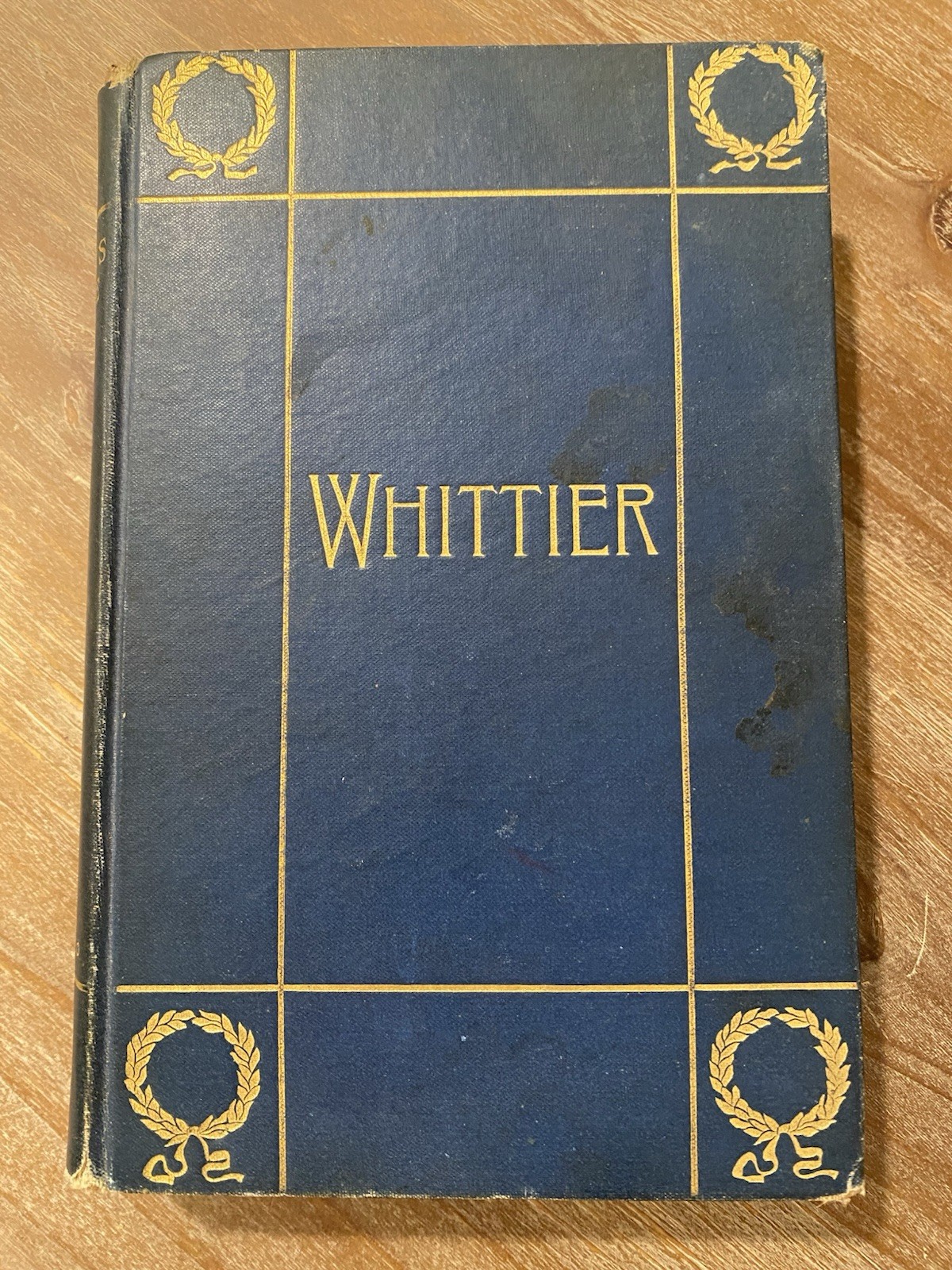 THE COMPLETE POETICAL WORKS OF JOHN GREENLEAF WHITTIER HOUSEHOLD EDITION 1904
