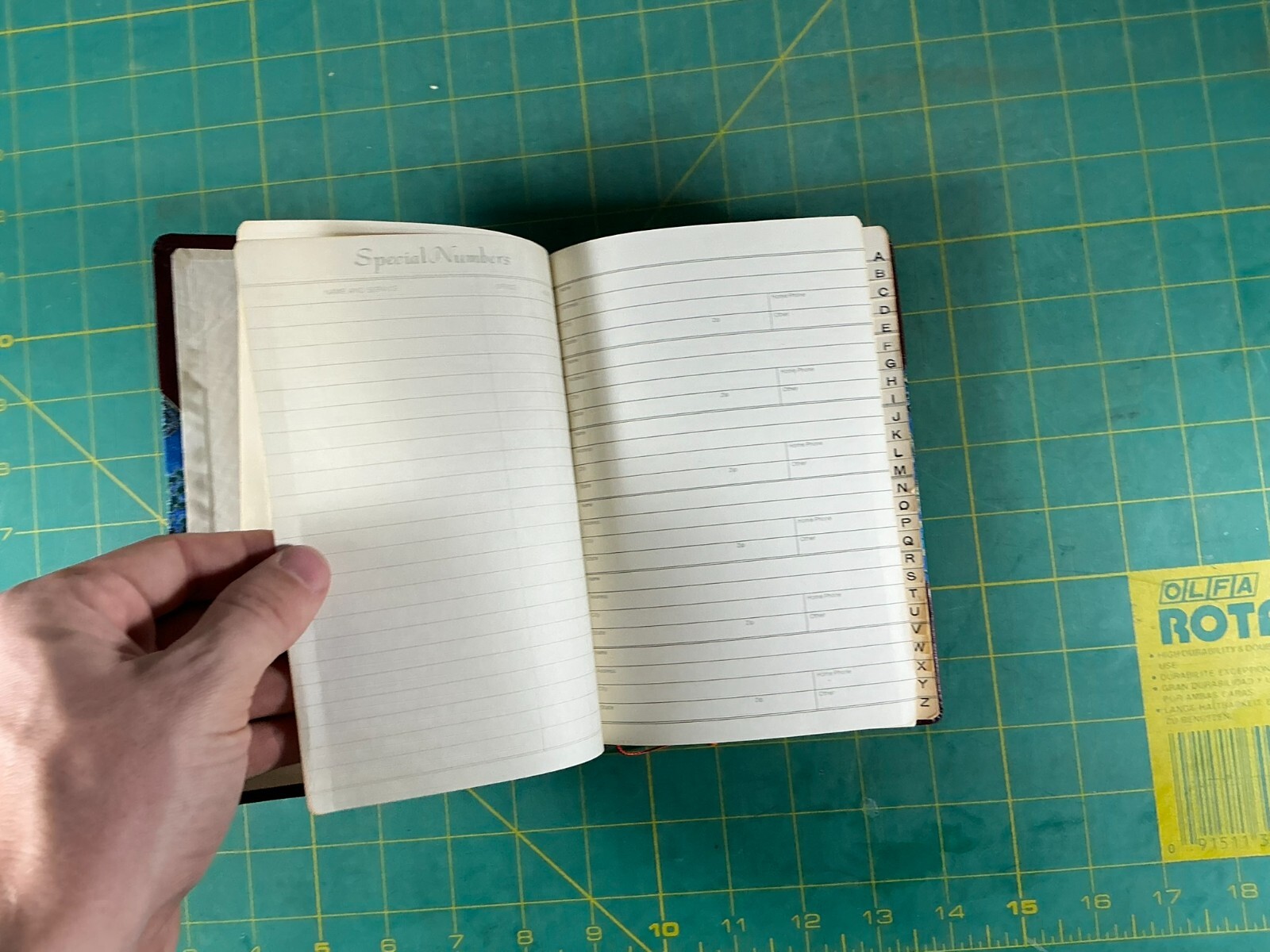 Vintage Beautiful Diary Silk Leather Shanghai Anco SB 700b Notebook