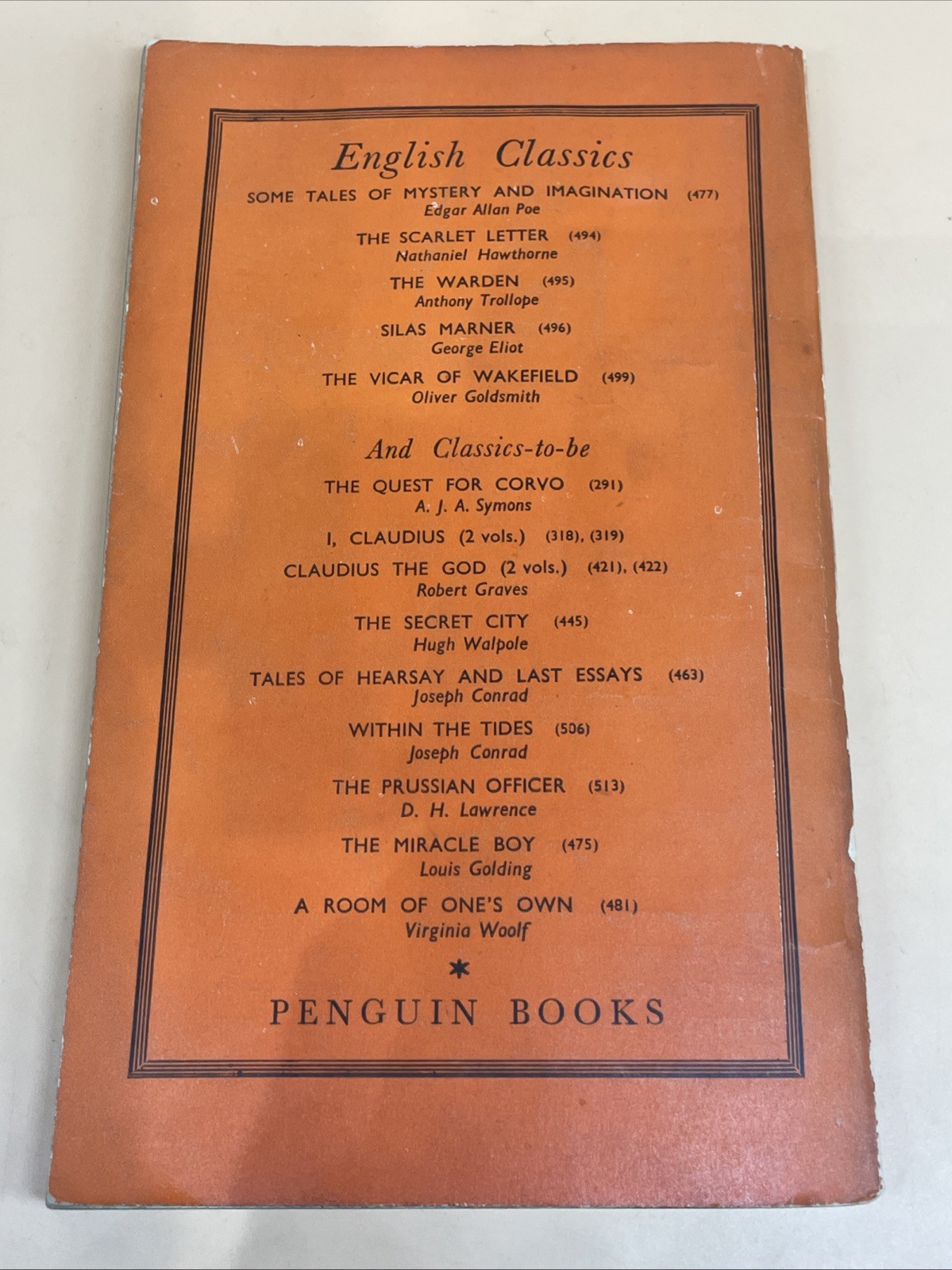 Vintage Penguin Appointment In Samarra John O’Hara No 472 Fiction Paperback