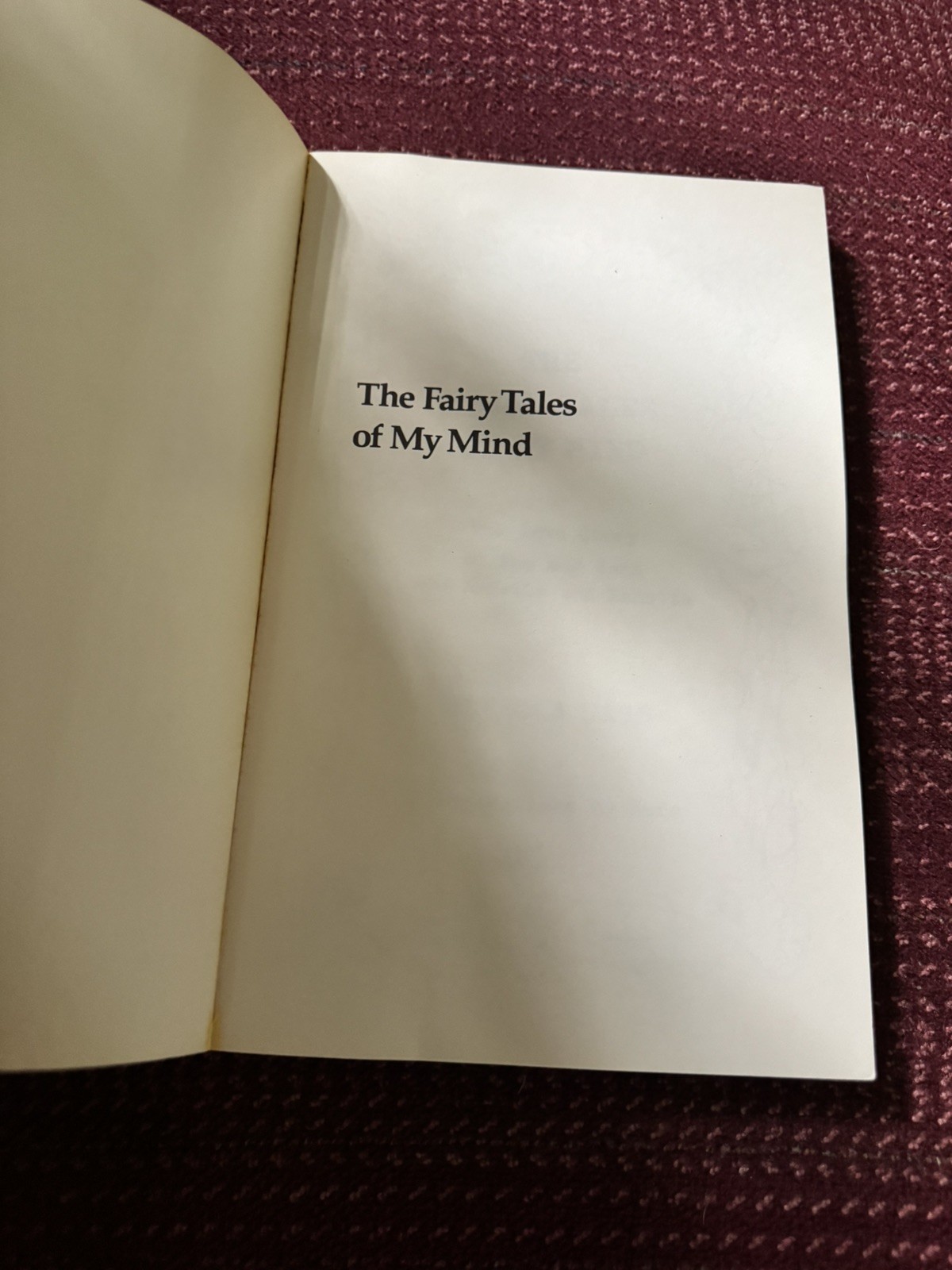 Rebecca Rass/ THE FAIRY TALES OF MY MIND Paperback, Excellent Condition