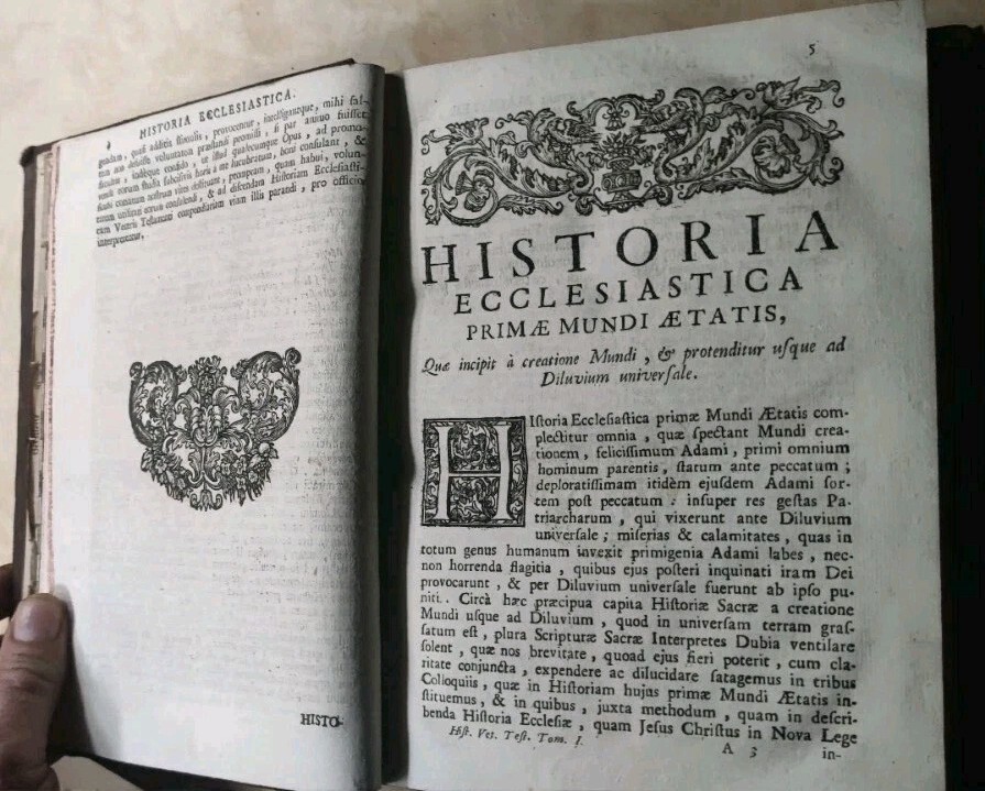 Graveson Historia Ecclesiastica Veteris Testamenti 1727 Tom I+II+III Antiquarian Bookshop
