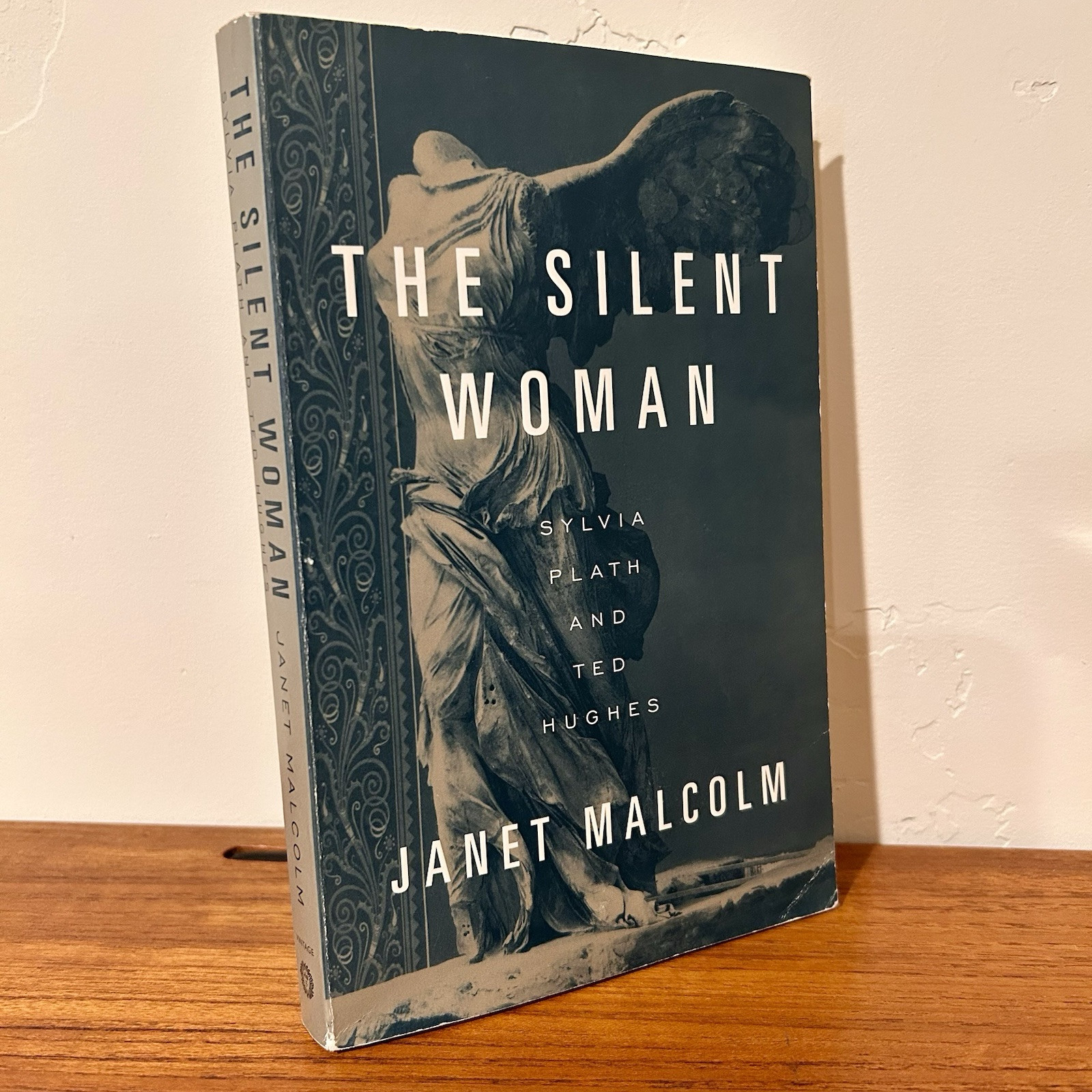 RARE / THE SILENT WOMAN / Janet Malcolm / SIGNED 1st PB / Sylvia Plath Biography