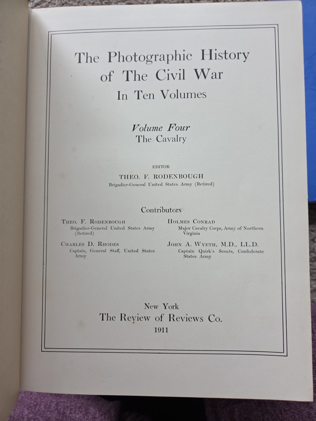 Photographic History of the Civil War, Miller ~ Complete 10 Volume Set, 1911 1st