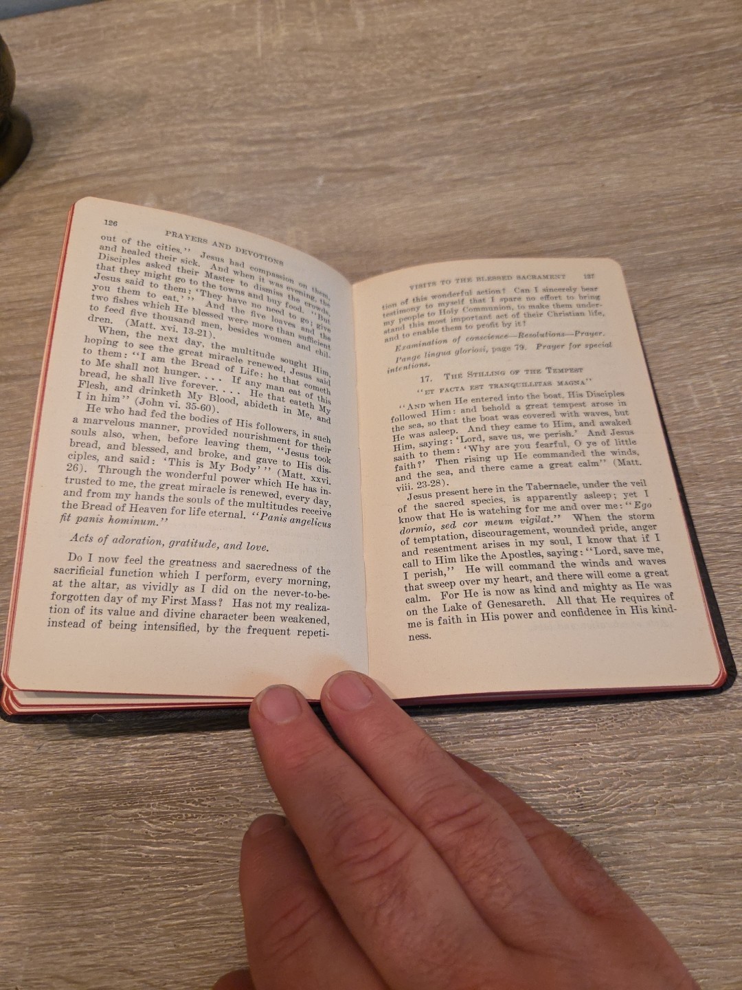 Vintage 1932 The Priest’s Companion Marcetteau Catholic Prayers Devotions