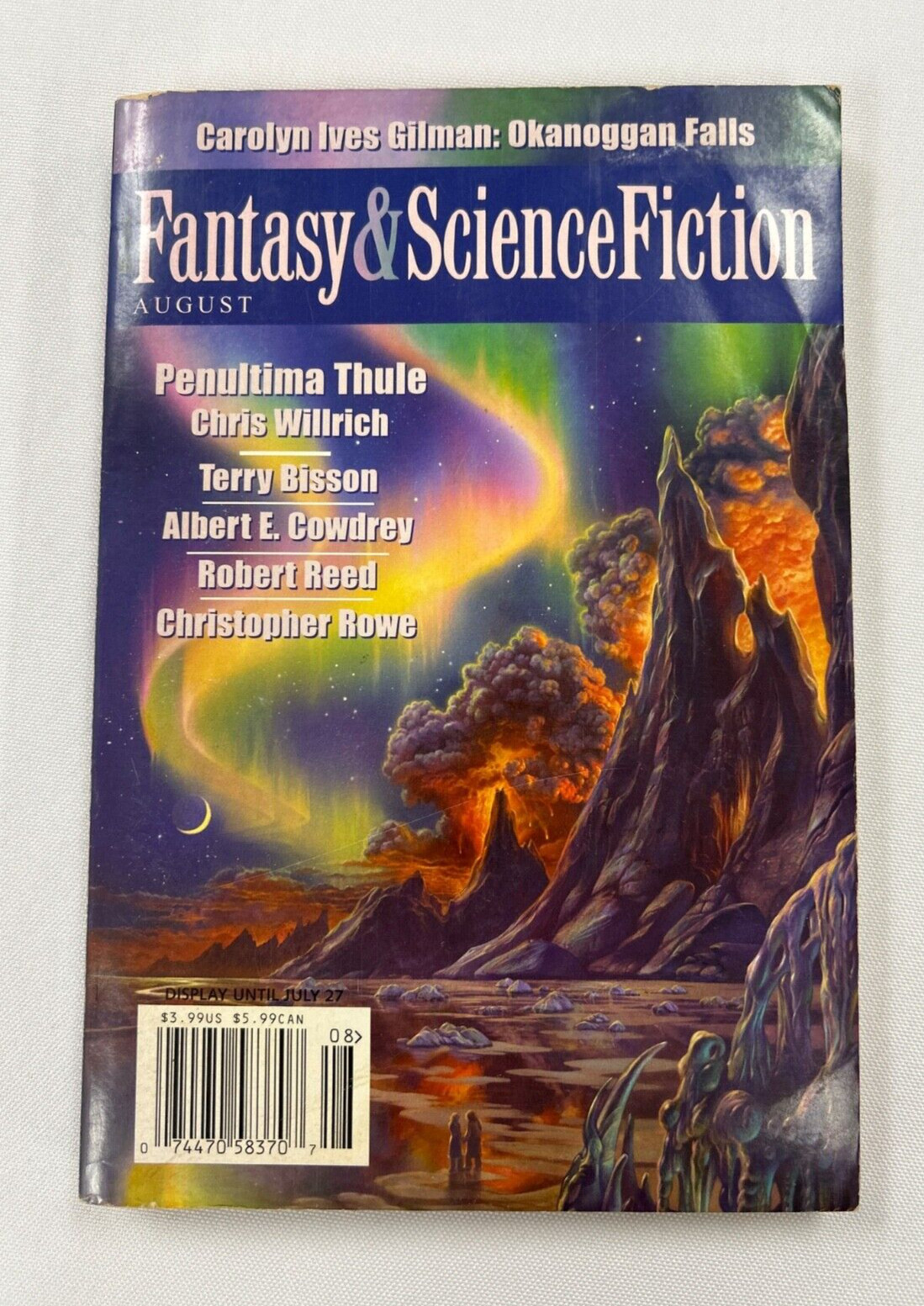 Fantasy and Science Fiction August 2006 Carolyn Ives Gilman Near Fine