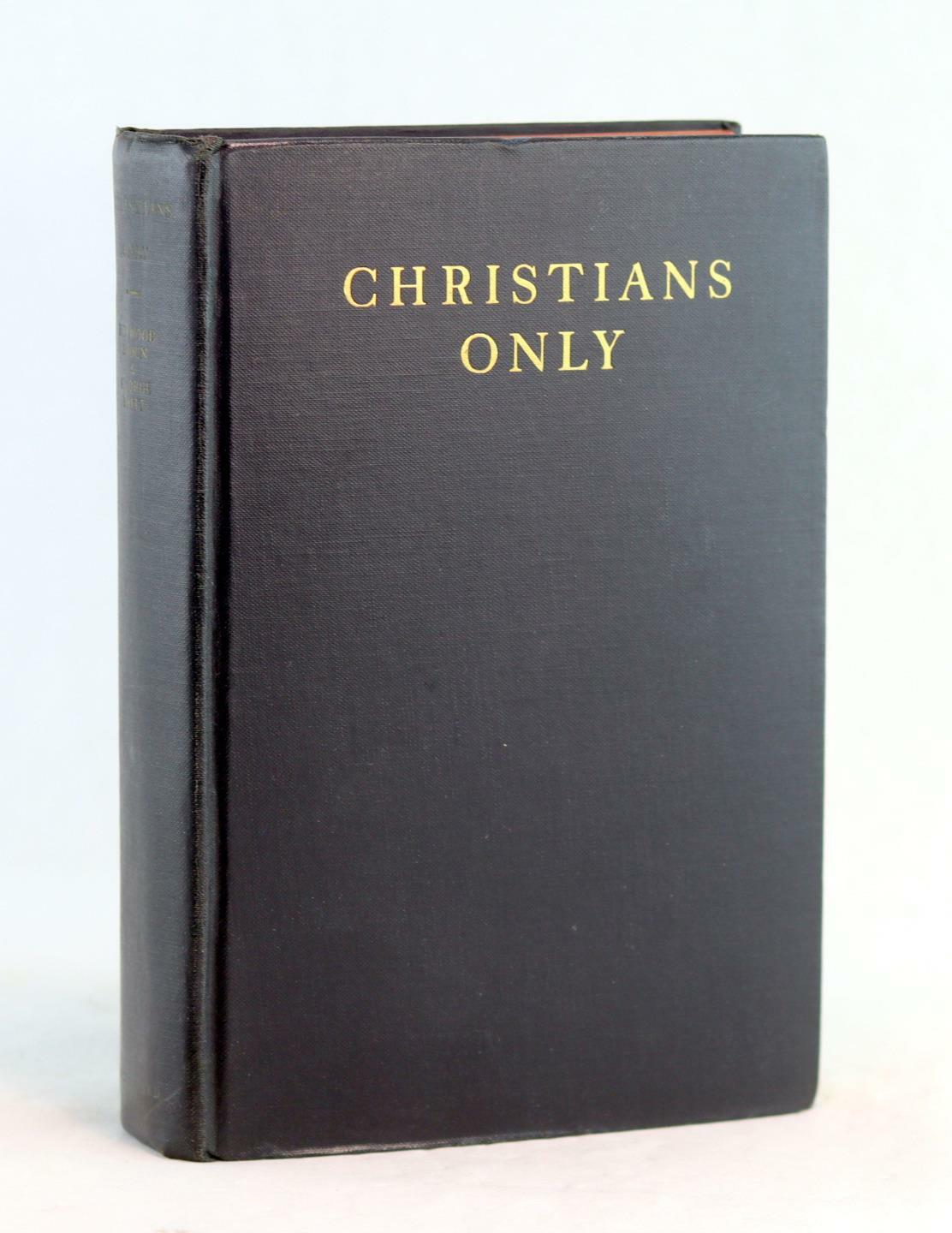 Heywood Broun George Britt Signed Christians Only A Study In Prejudice Hardcover