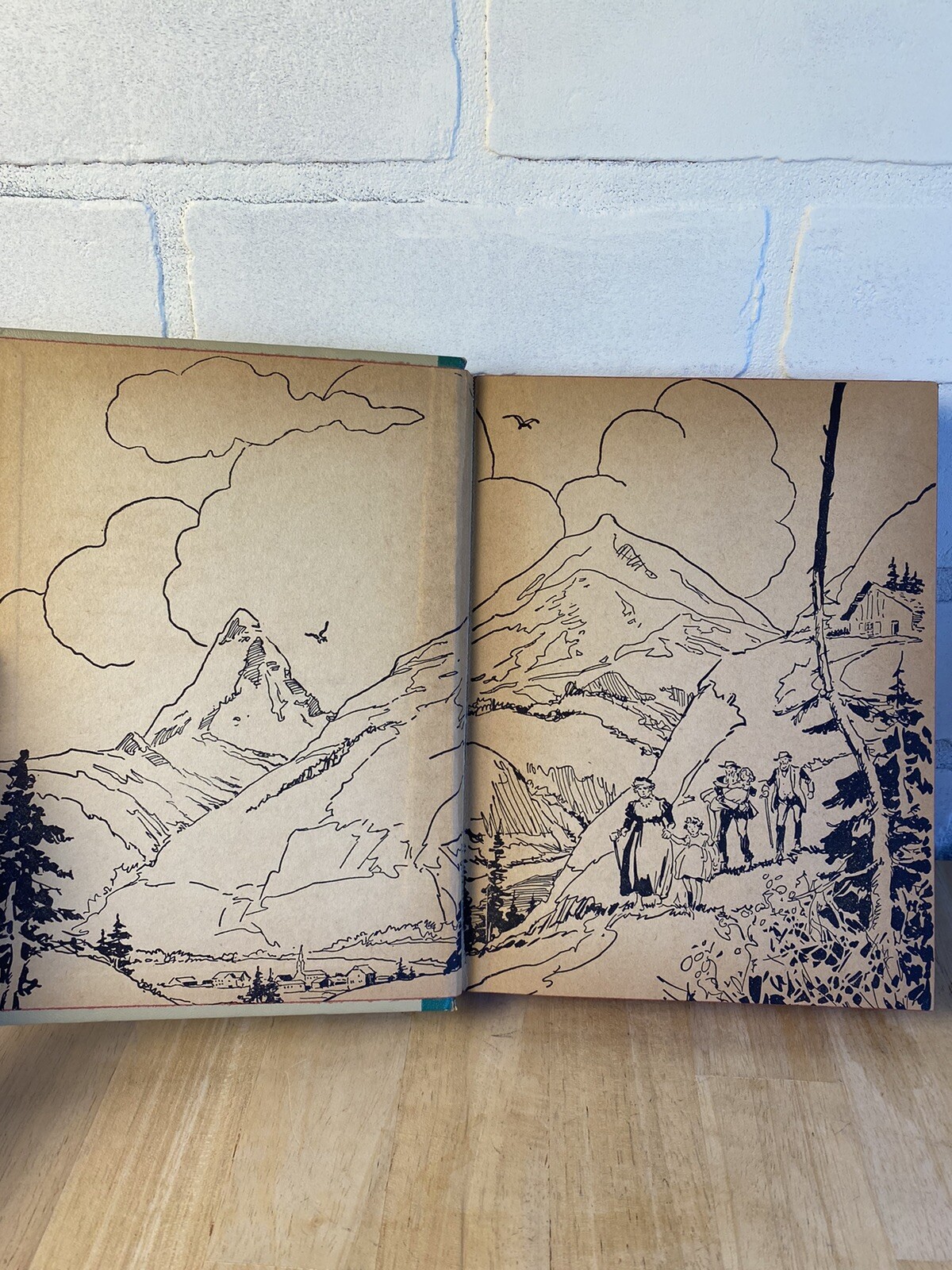 Vintage 1944 Children’s Book HEIDI by Johanna Spyri, Racine, Wisconsin