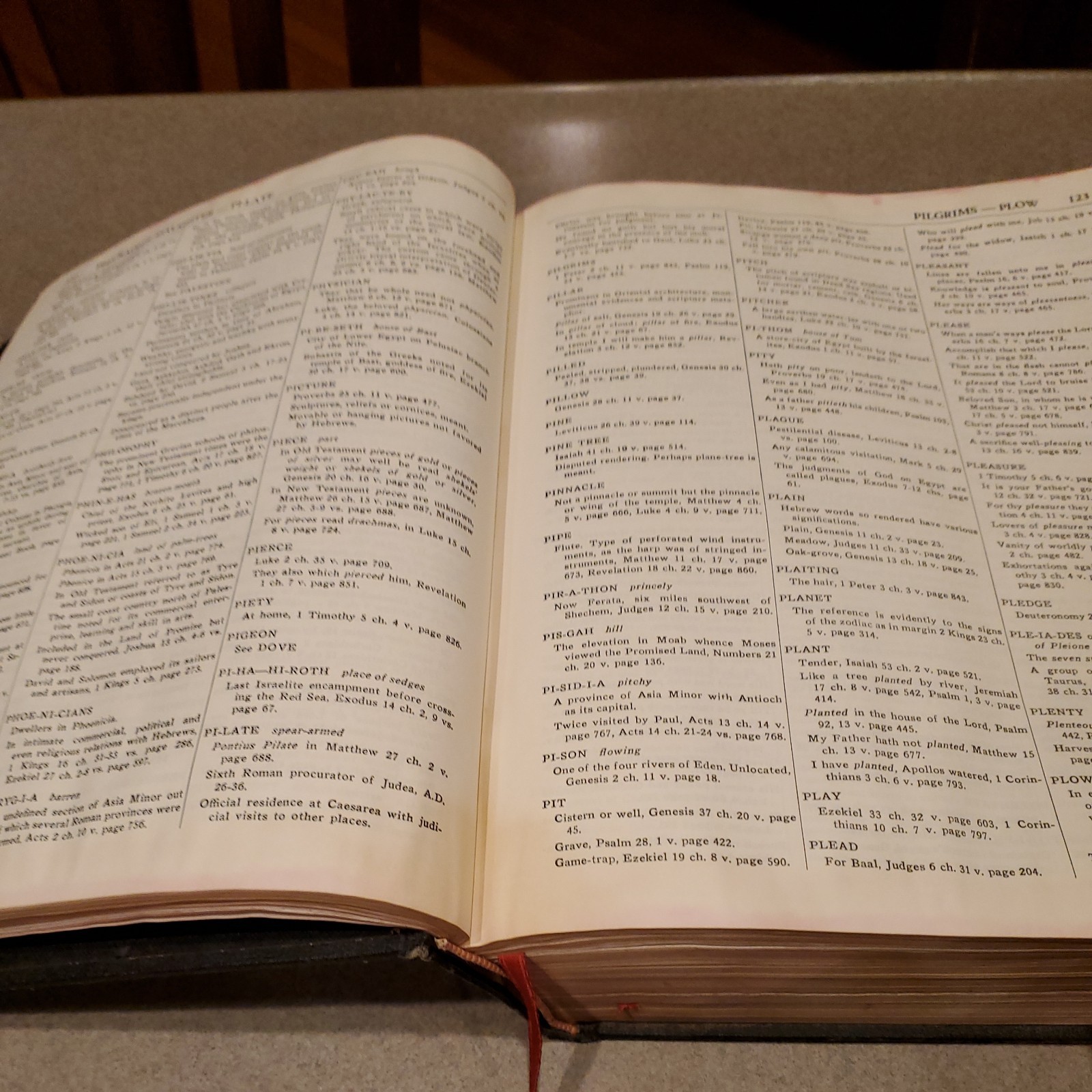 Holy Bible Reference Dictionary Copyright 1925 Revised 1937 A.J. Holman Company