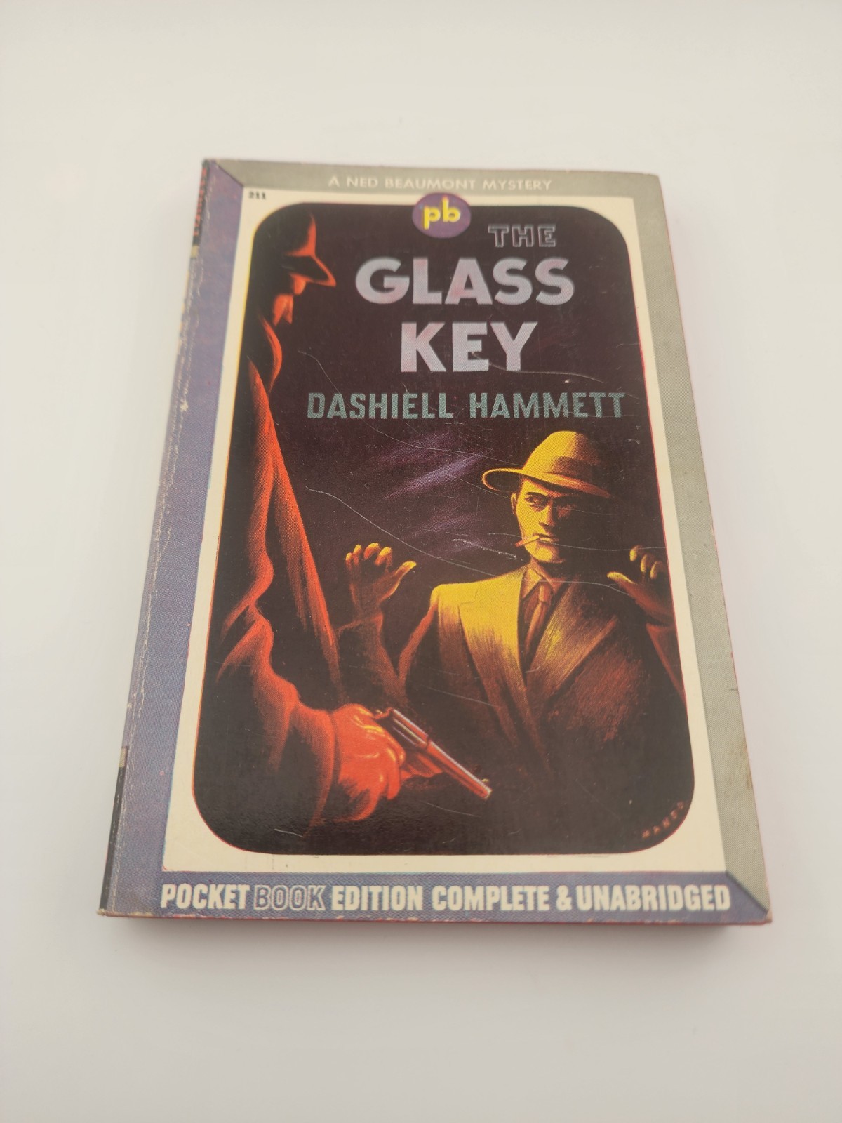THE GLASS KEY Dashiell Hammett POCKET PB First Ed. 1st Printing VINTAGE MYSTERY