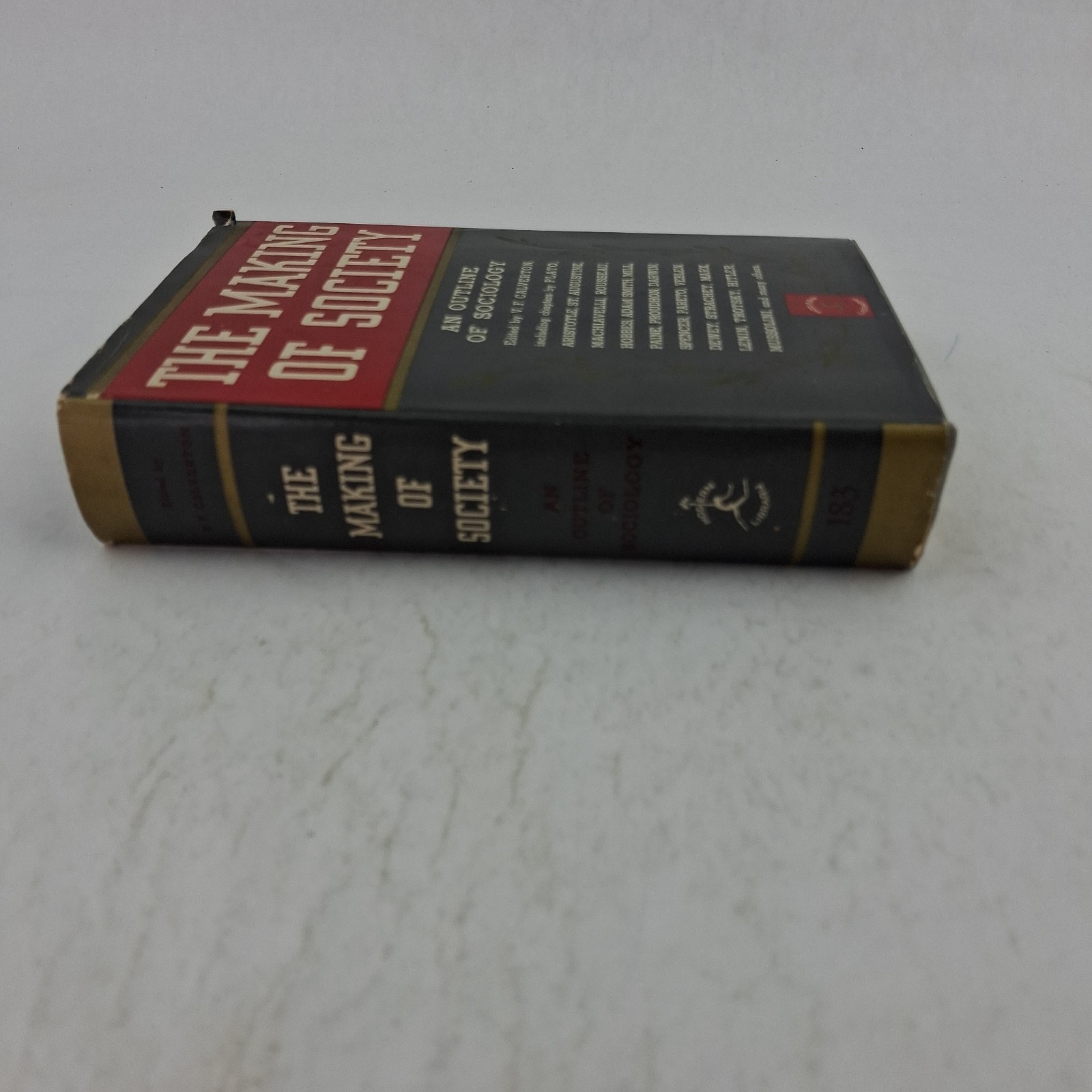 The Making of Society – V F Calverton 1937 Modern Library Gray HC/DJ Sociology