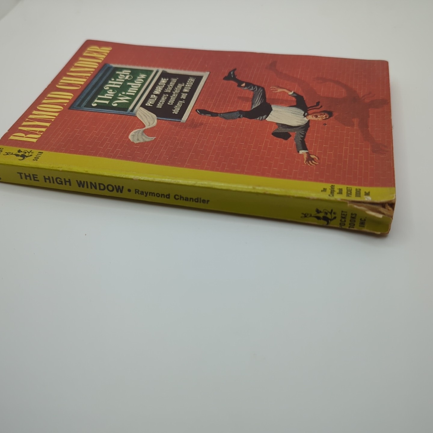 Pocket Book 50118 The High Window by Raymond Chandler Vtg Paperback 5th Print