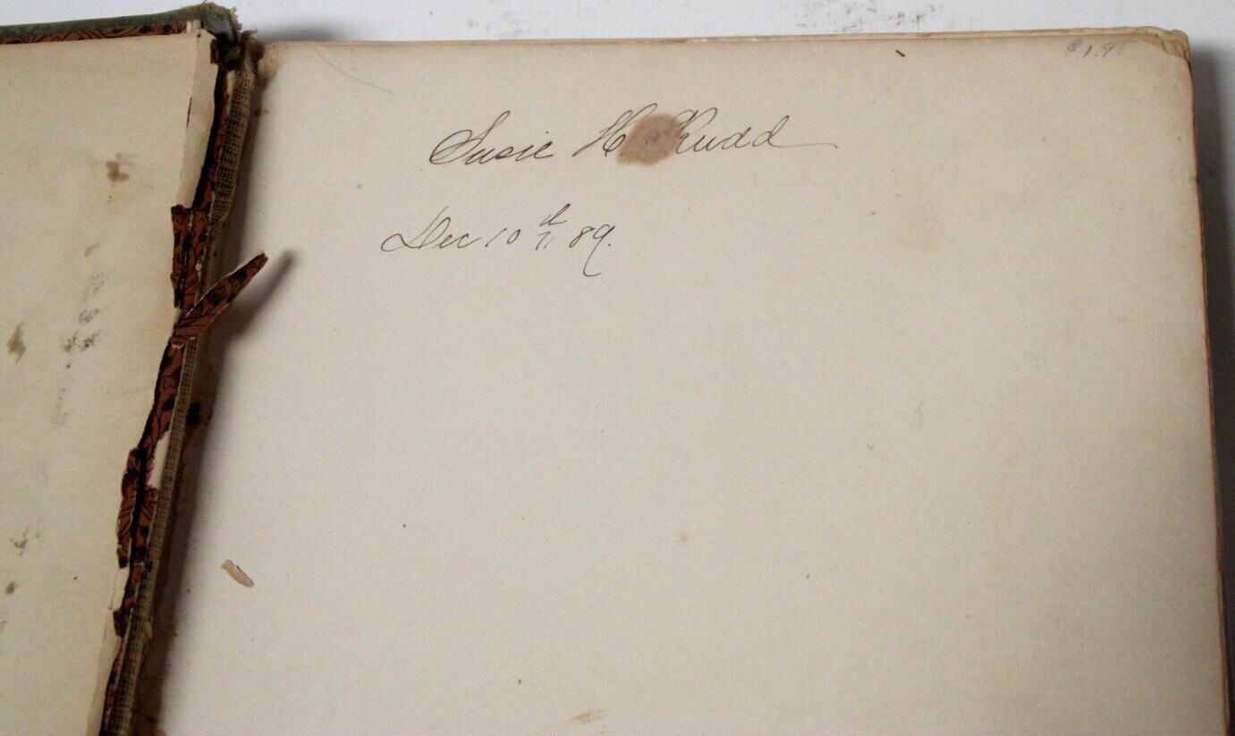 RARE 1888 Belford Clarke Pub „Poems of Passion“ Ella Wheeler Wilcox Deluxe Ed Hb
