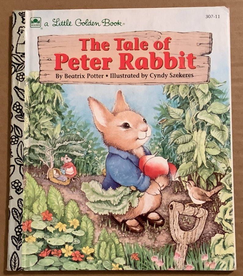 VG 1993 HC Little Golden Book First ED Tale Peter Rabbit B Potter C Szekeres