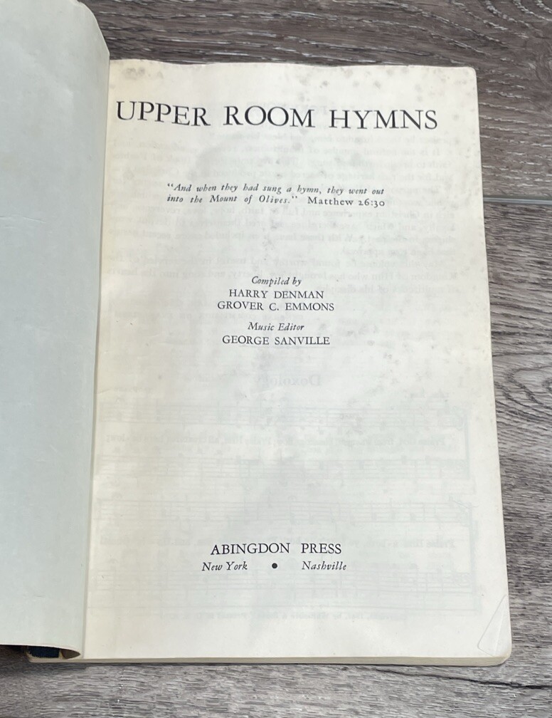 Vintage Rev Percy Crawford Hymnals Lot Of 4 1939-1948 Gospel Music Round Note