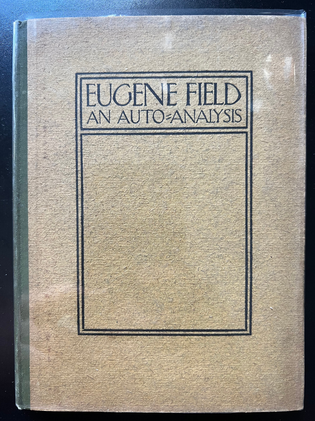 1896 EUGENE FIELD An Auto Analysis/ HC / Limited Edition, #263 of 350