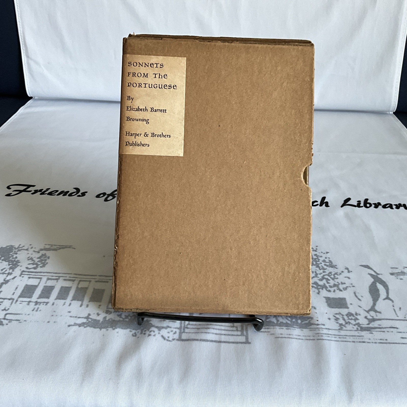 Sonnets From The Portuguese Elizabeth B Browning Harper Bro Pub 1933 HC/Slipcase