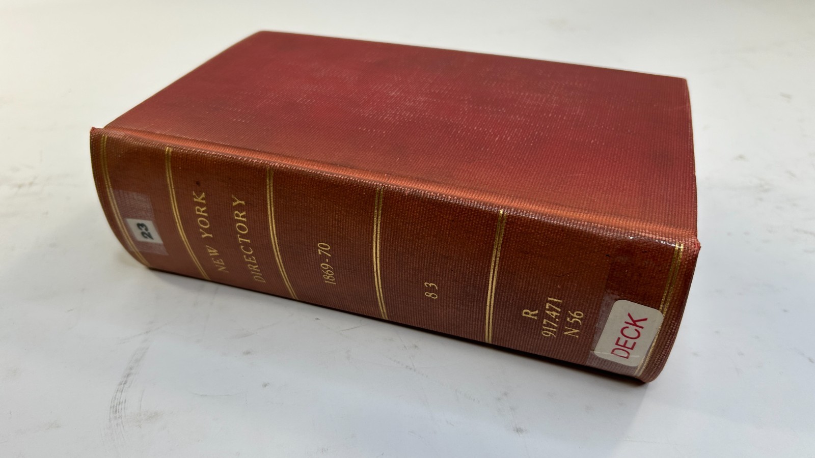 Trow’s New York City Directory, Compiled by H. Wilson, Vol. LXXXIII For the Year