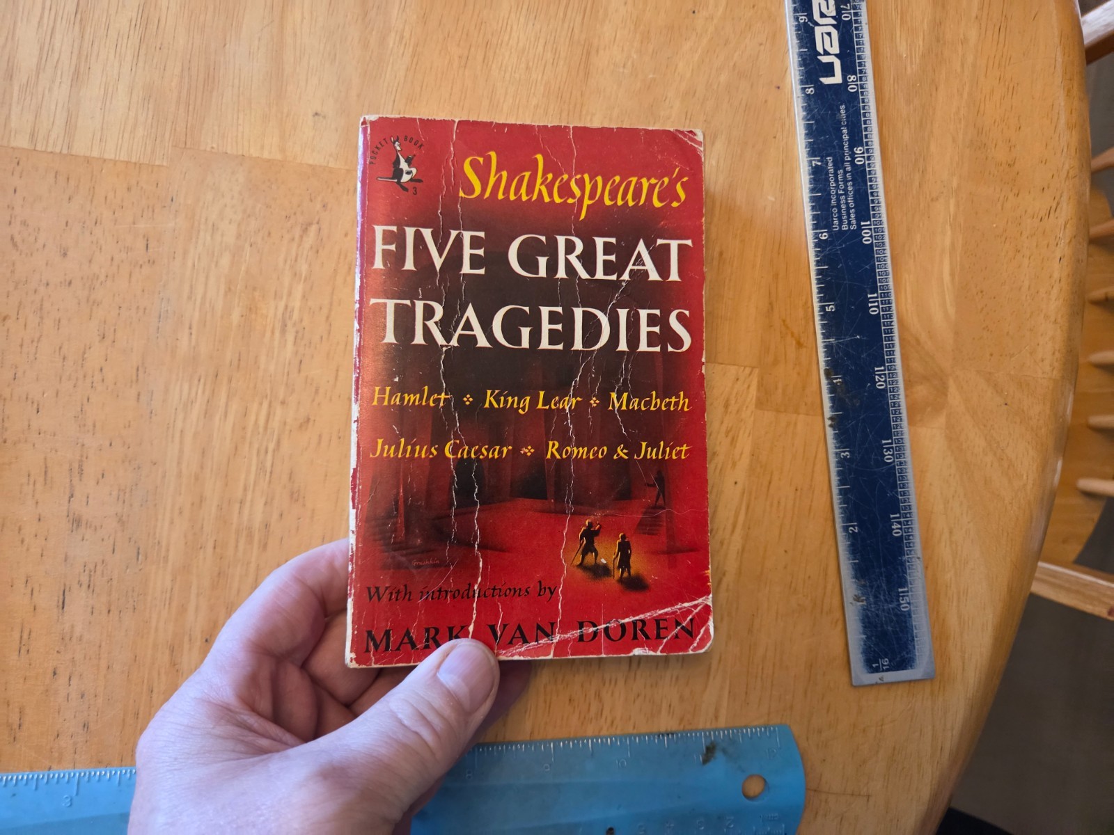 Shakespeare’s Five Great Tragedies by Mark Van Doren – 1947 Pocket Paperback