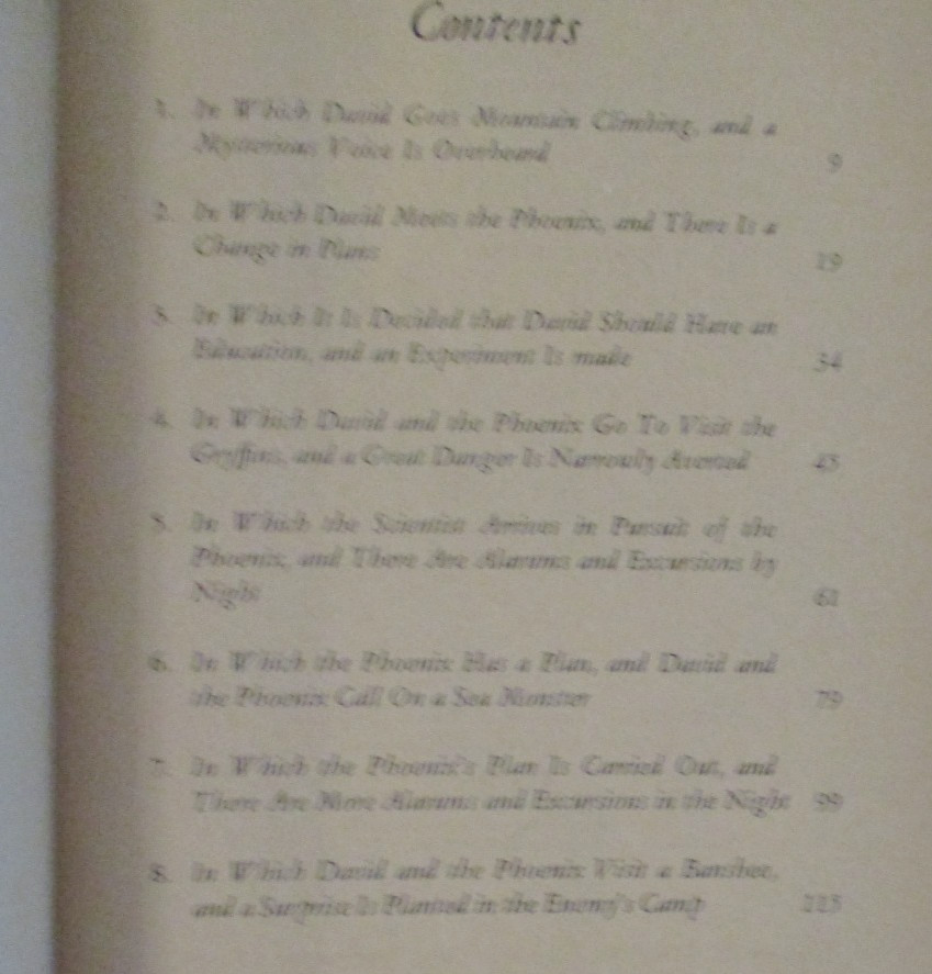 DAVID AND THE PHOENIX ~ Edward Ormondroyd 1958 Weekly Reader Book Club HC DJ