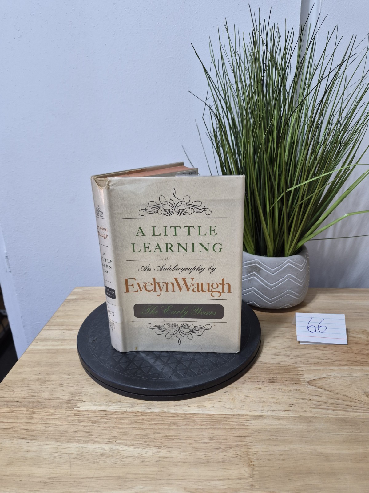 A Little Learning by Evelyn Waugh Autobiography 1964 First US Edition Hardcover
