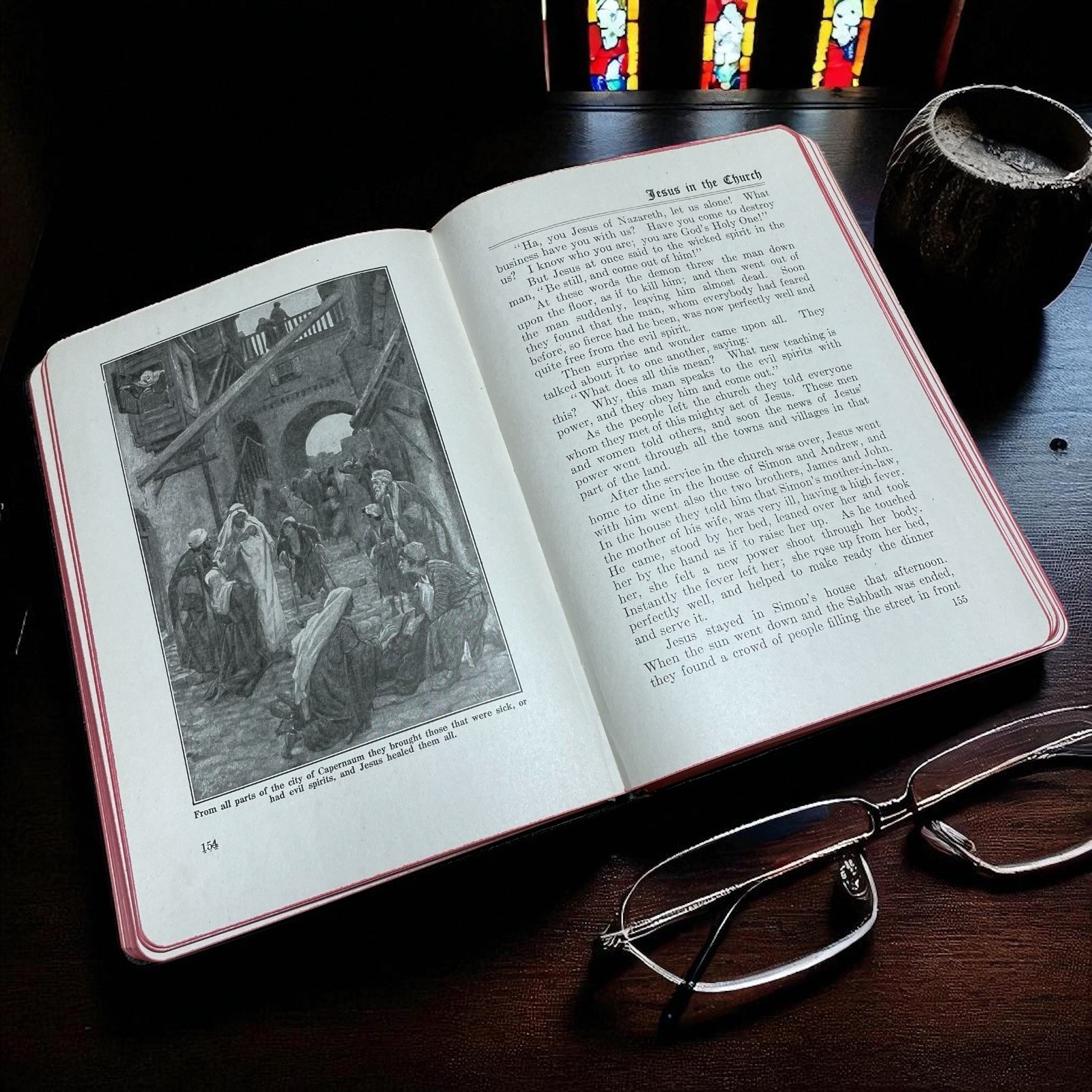 Hurlbut’s Story of Jesus for Young and Old 1915 Leather Cover