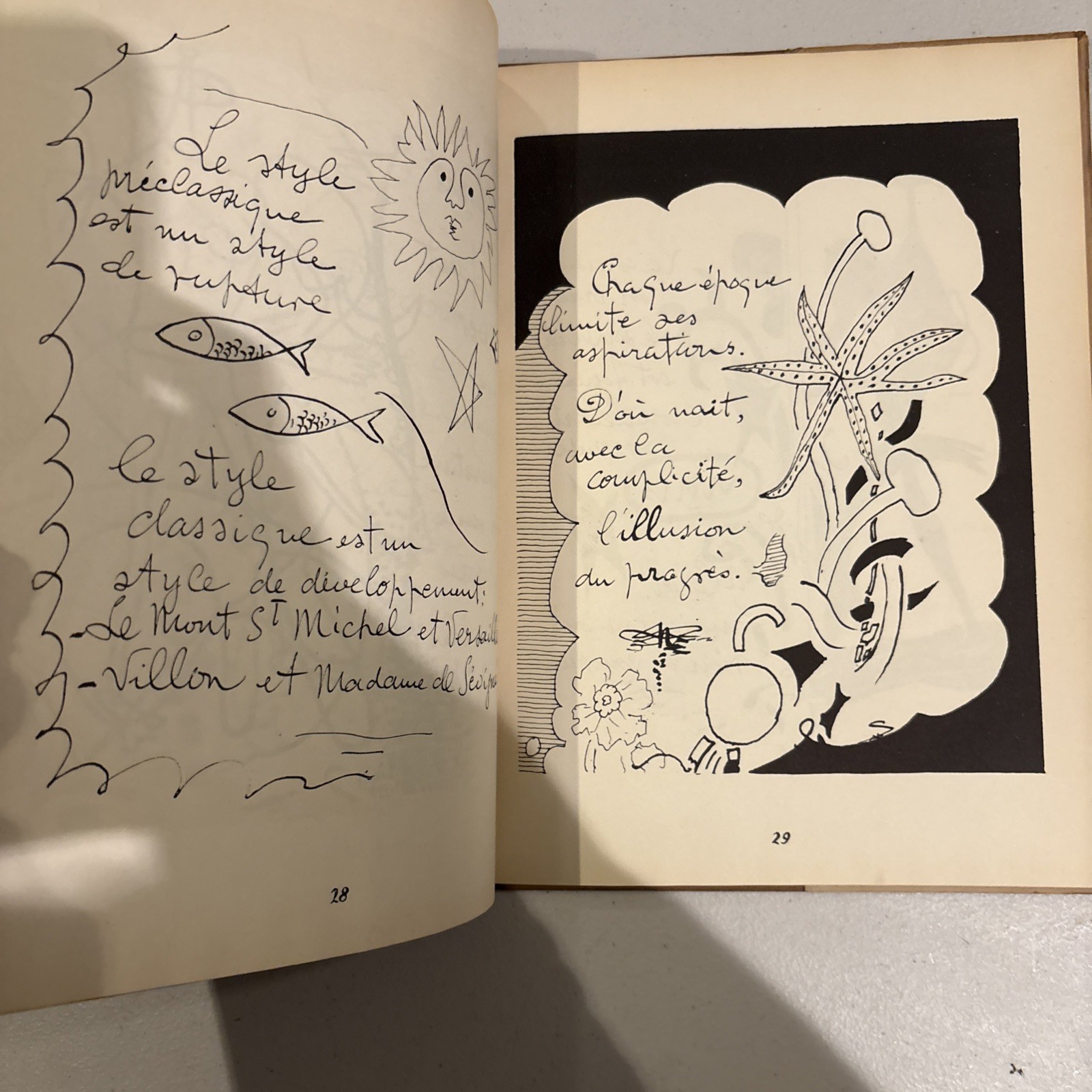 Braque, Georges – Cahier de Georges Braque 1917-1947 RARE! France
