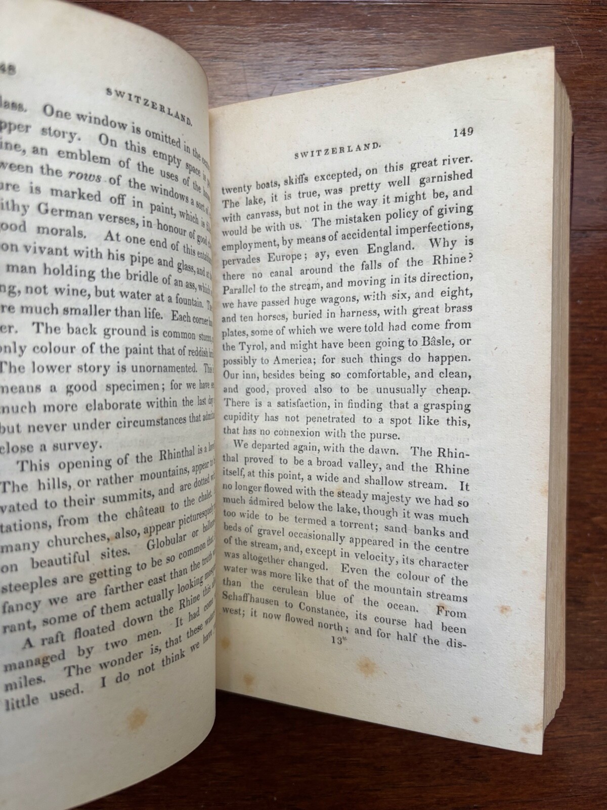 SKETCHES OF SWITZERLAND by AN AMERICAN (COOPER) VOLS. 1 & 2 1836 1st ED. ANTIQUE