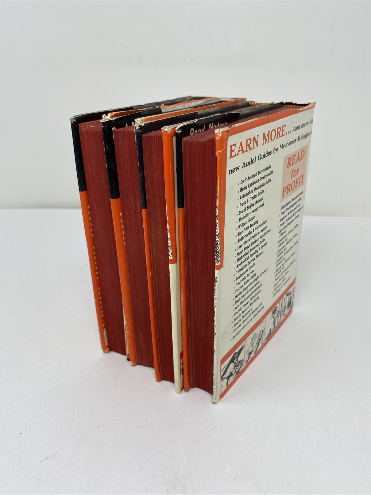 Audels Carpenters & Builders Guide Complete 4?Volume Set 1962 Hardcovers w/ DJs